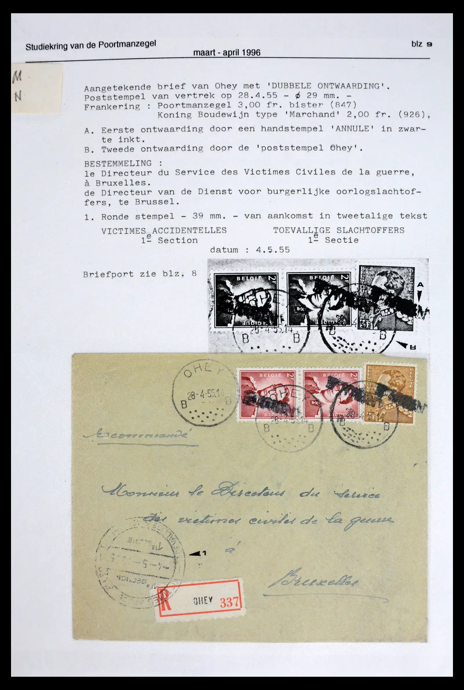 42137 0019 - Stamp collection 42137 België emissie Poortman 1935-1996.