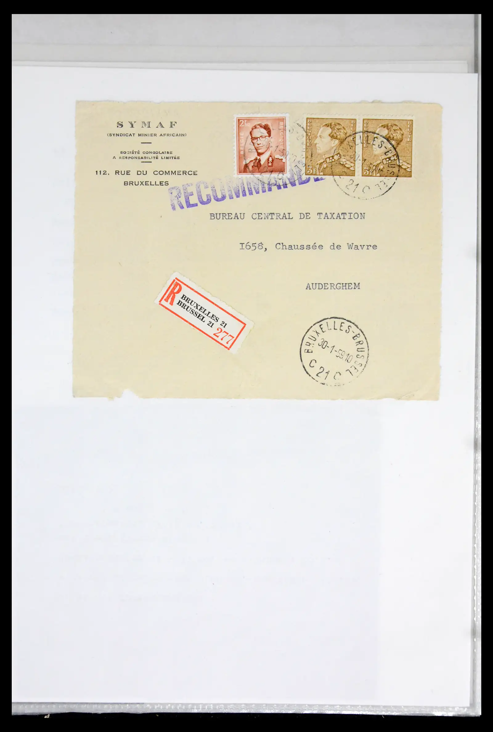 42137 0024 - Postzegelverzameling 42137 België emissie Poortman 1935-1996.