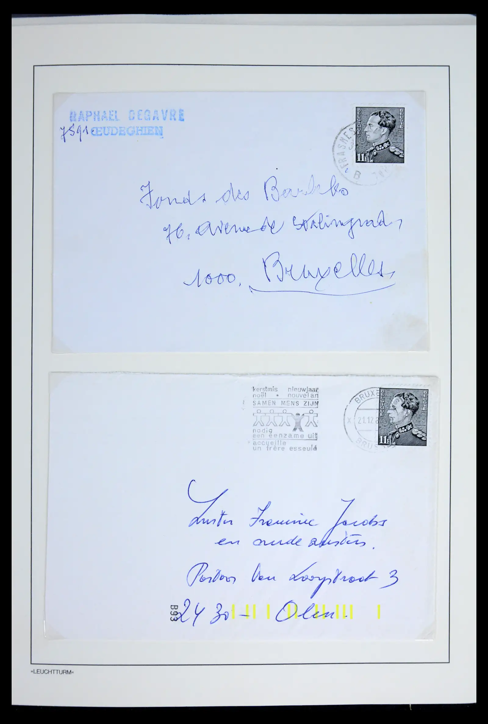 42137 0031 - Postzegelverzameling 42137 België emissie Poortman 1935-1996.