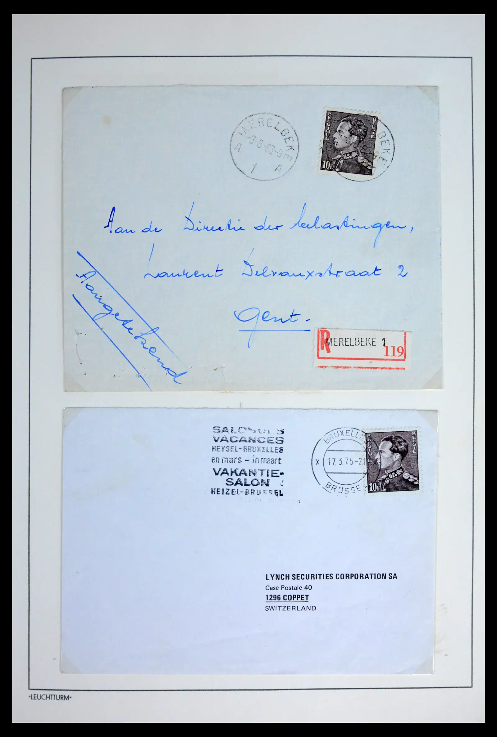 42137 0037 - Postzegelverzameling 42137 België emissie Poortman 1935-1996.