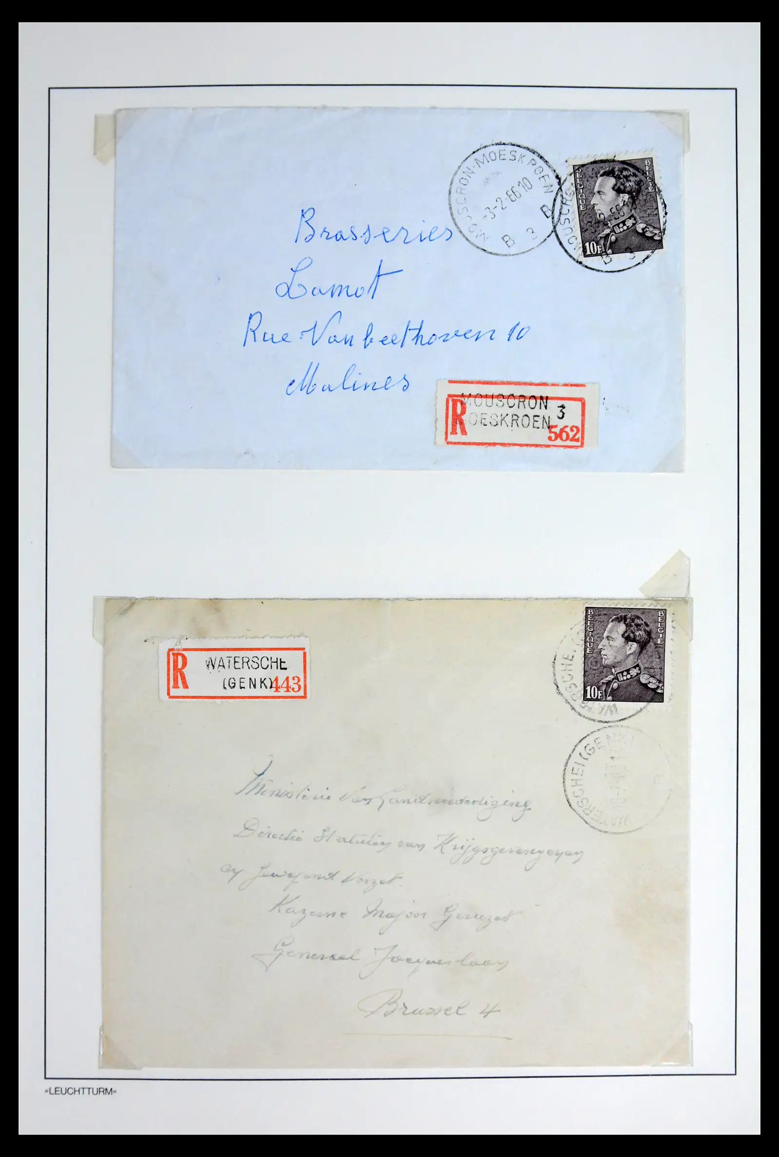 42137 0040 - Postzegelverzameling 42137 België emissie Poortman 1935-1996.