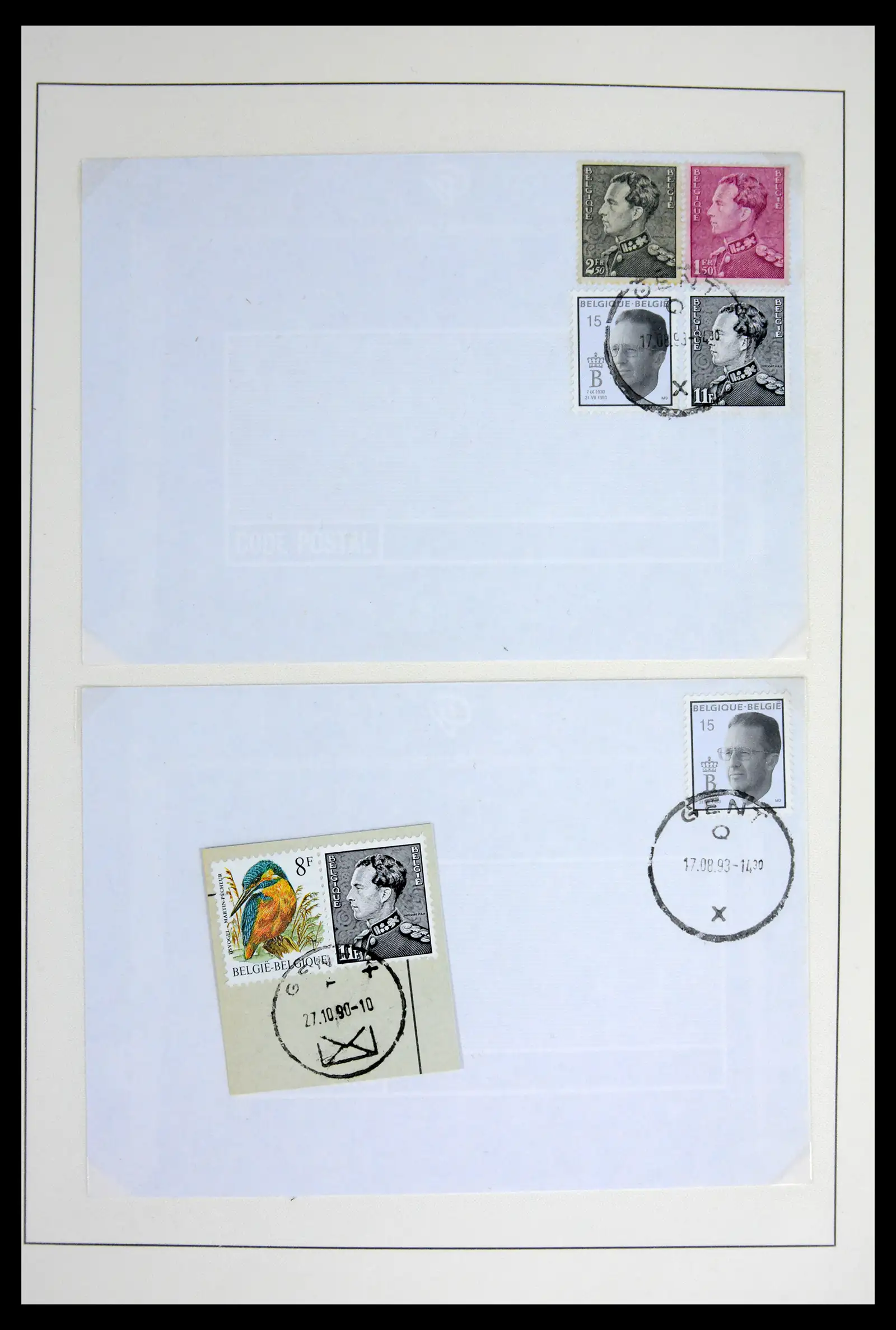 42137 0049 - Postzegelverzameling 42137 België emissie Poortman 1935-1996.