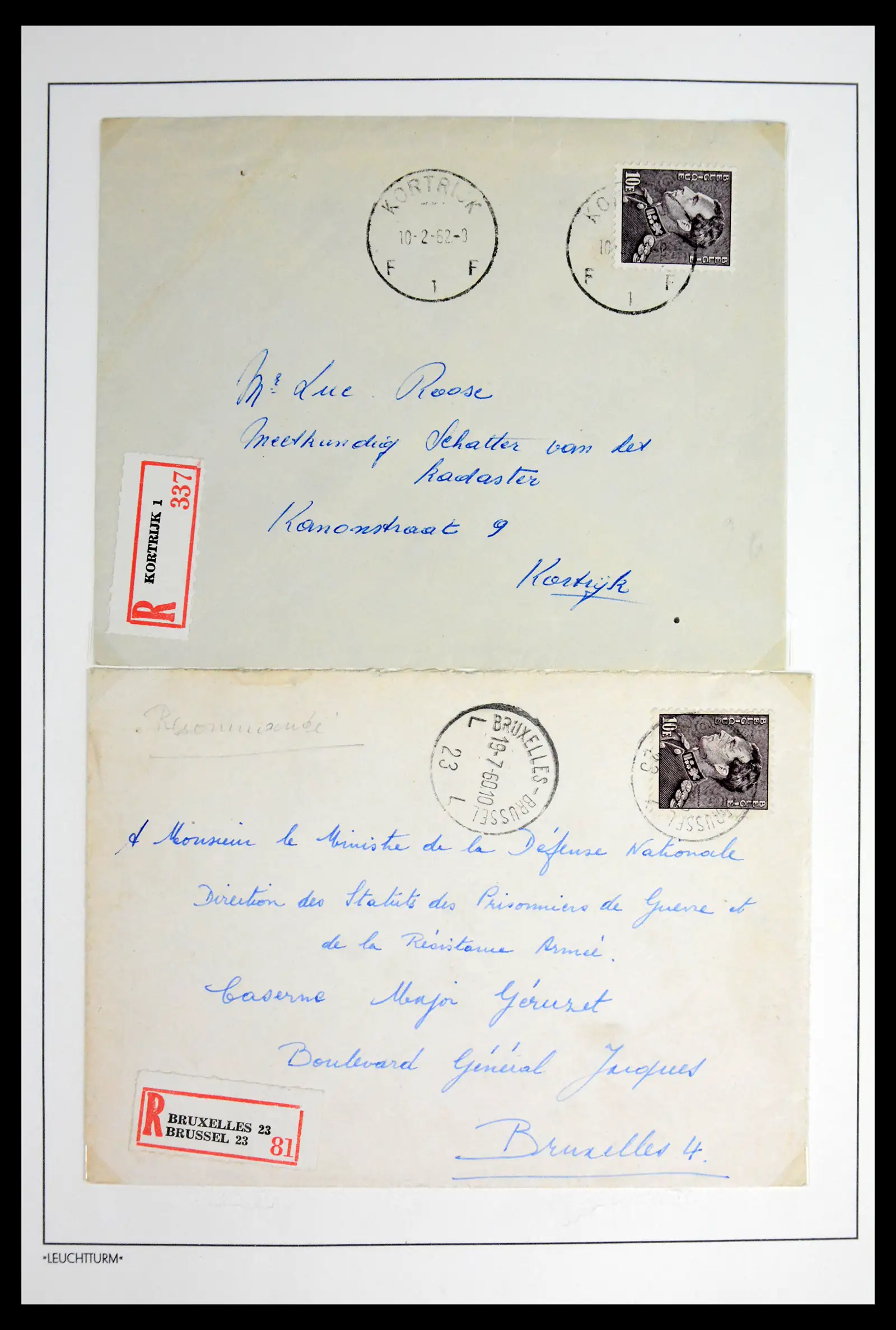 42137 0051 - Postzegelverzameling 42137 België emissie Poortman 1935-1996.