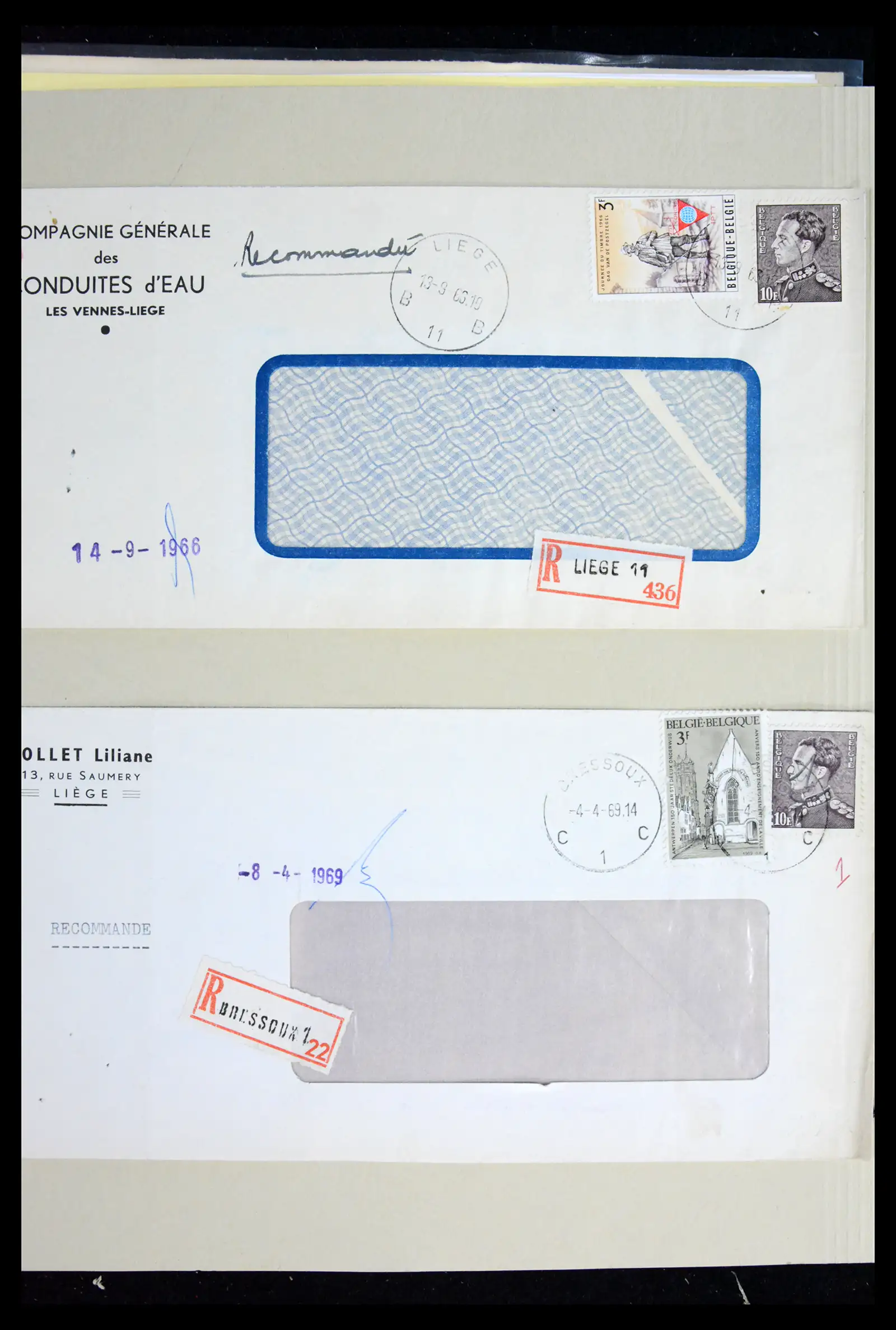 42137 0064 - Postzegelverzameling 42137 België emissie Poortman 1935-1996.