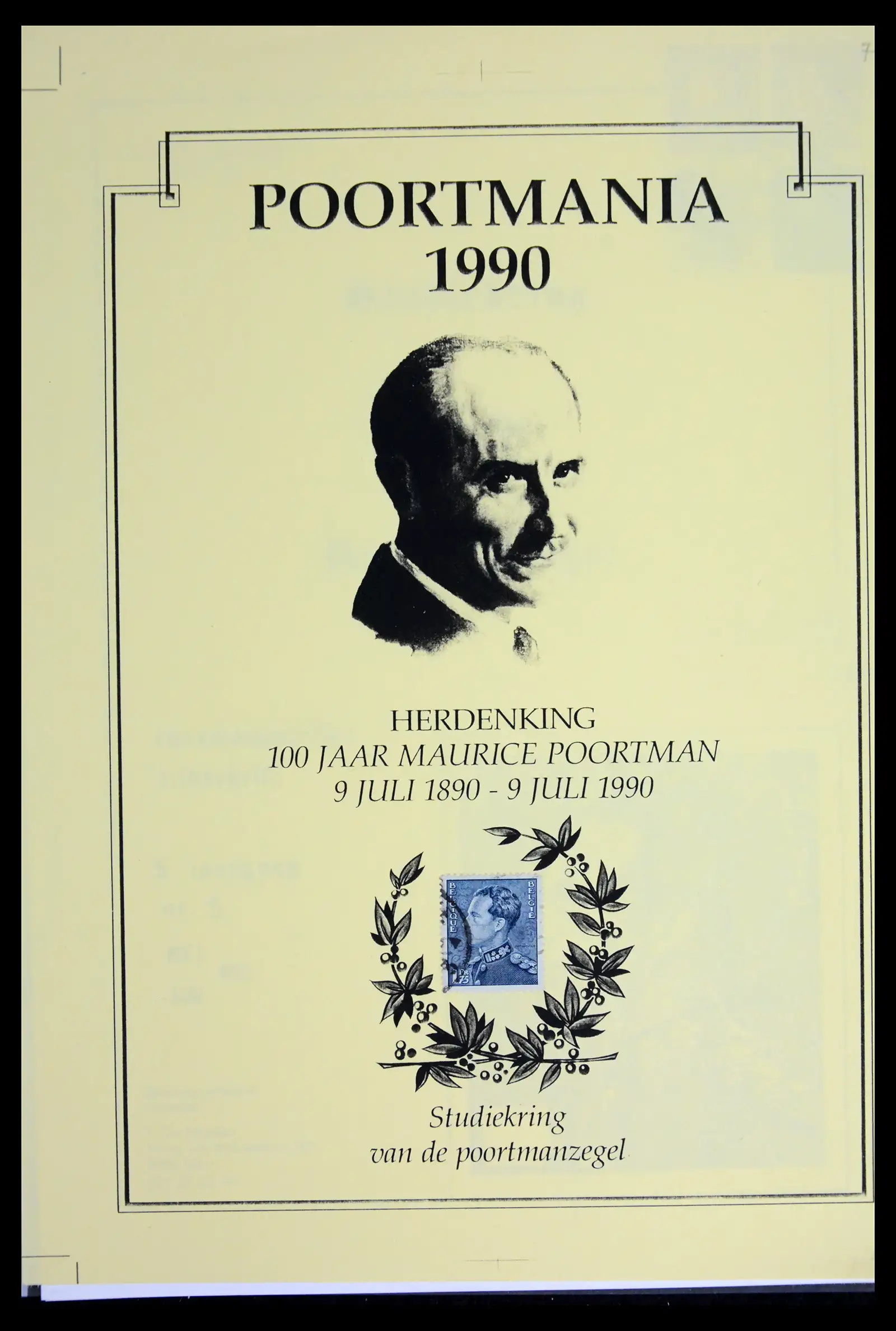 42137 0075 - Postzegelverzameling 42137 België emissie Poortman 1935-1996.