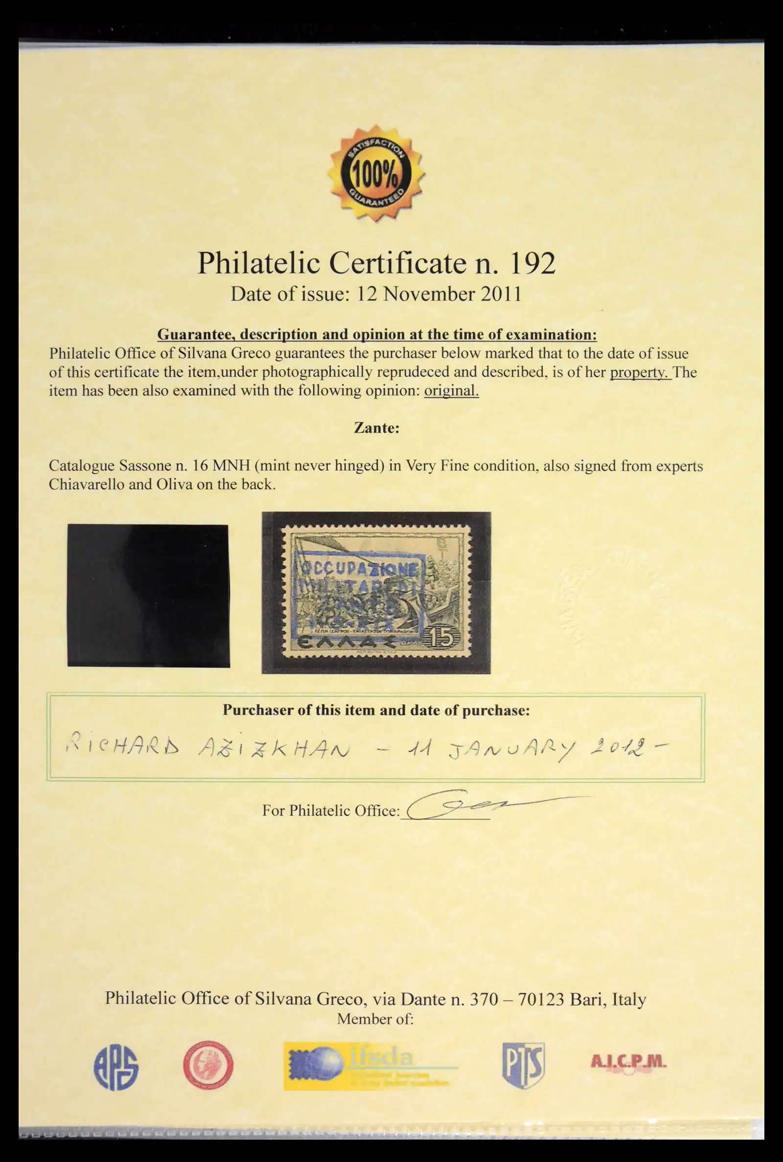 42140 0002 - Postzegelverzameling 42140 Italiaanse bezetting 1941-1944.