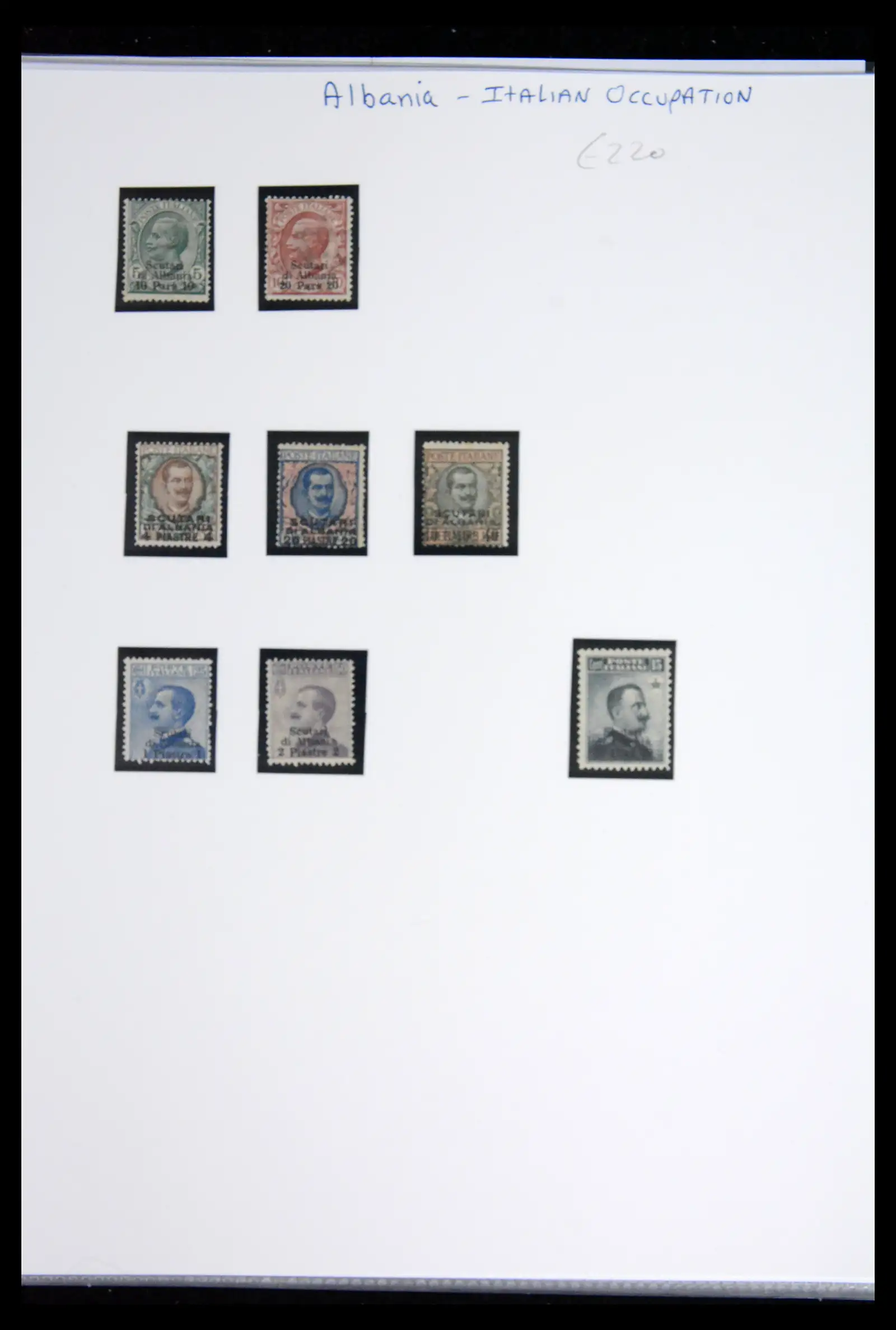 42140 0011 - Postzegelverzameling 42140 Italiaanse bezetting 1941-1944.