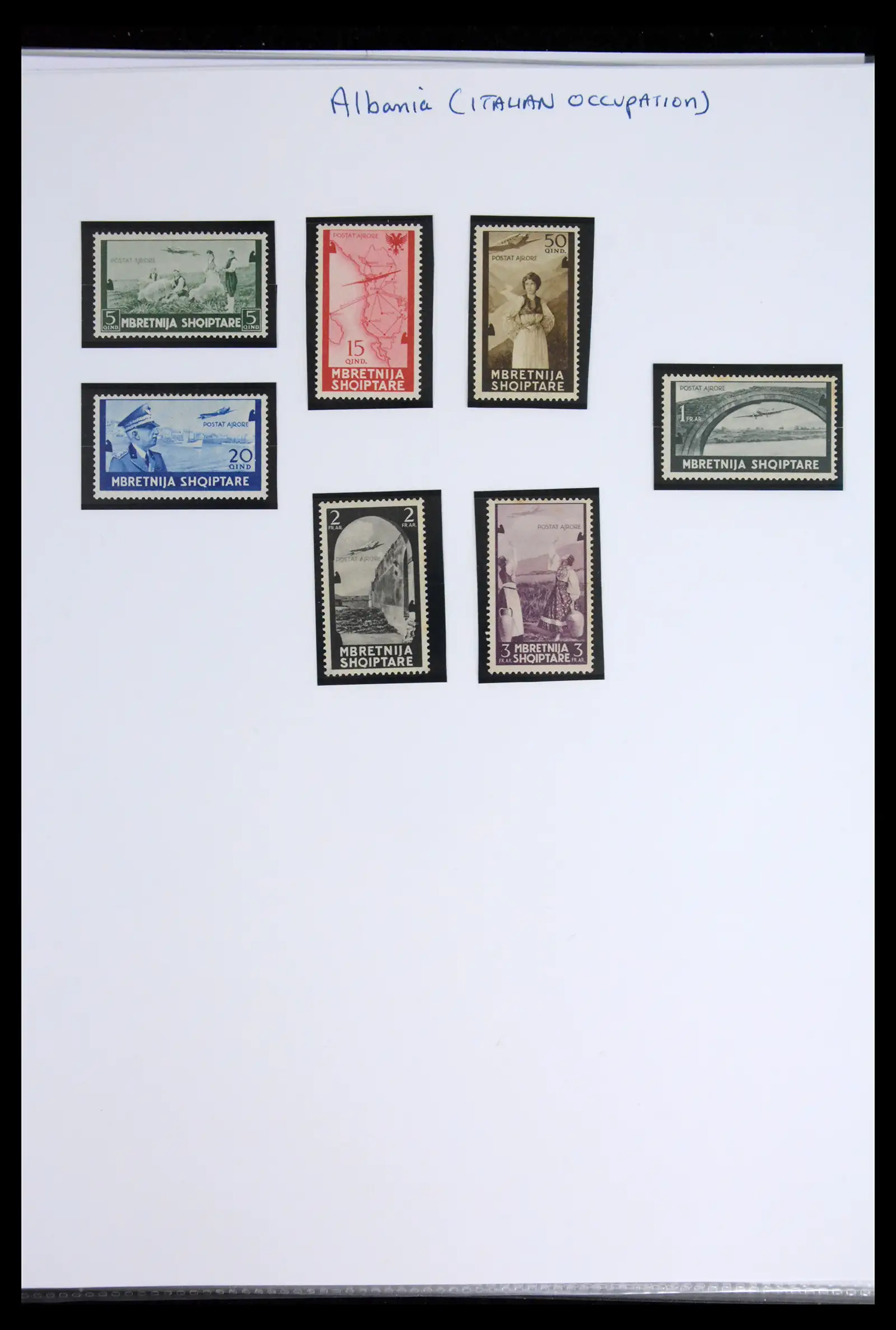 42140 0012 - Postzegelverzameling 42140 Italiaanse bezetting 1941-1944.