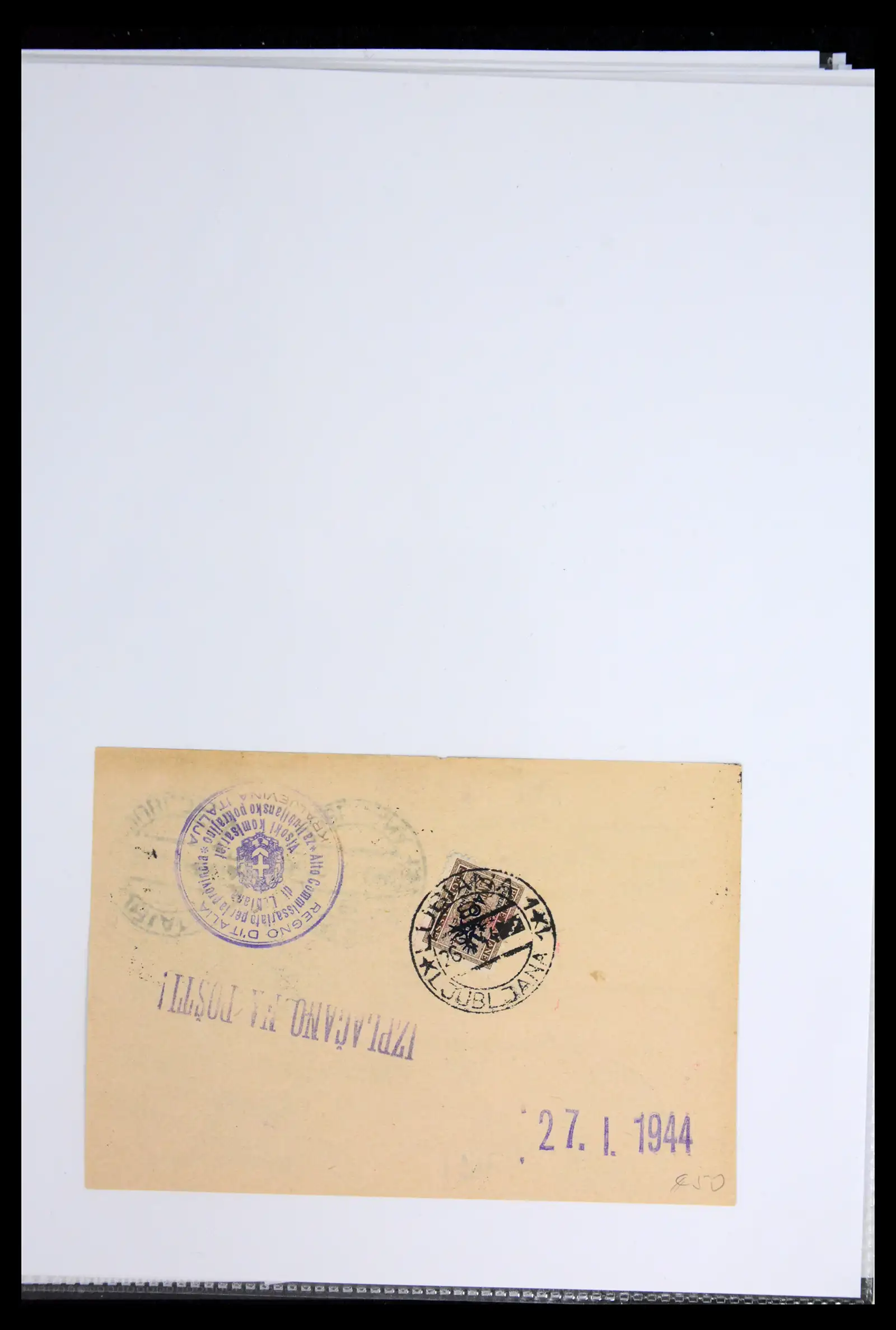 42140 0018 - Postzegelverzameling 42140 Italiaanse bezetting 1941-1944.