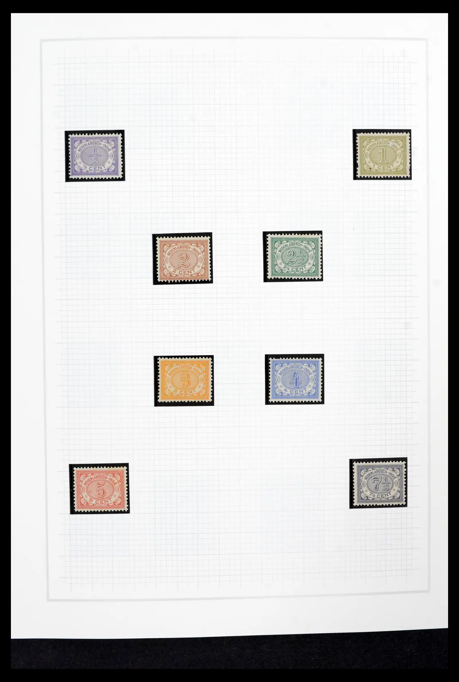 42153 0003 - Stamp collection 42153 Nederlands Indië 1870-1948.