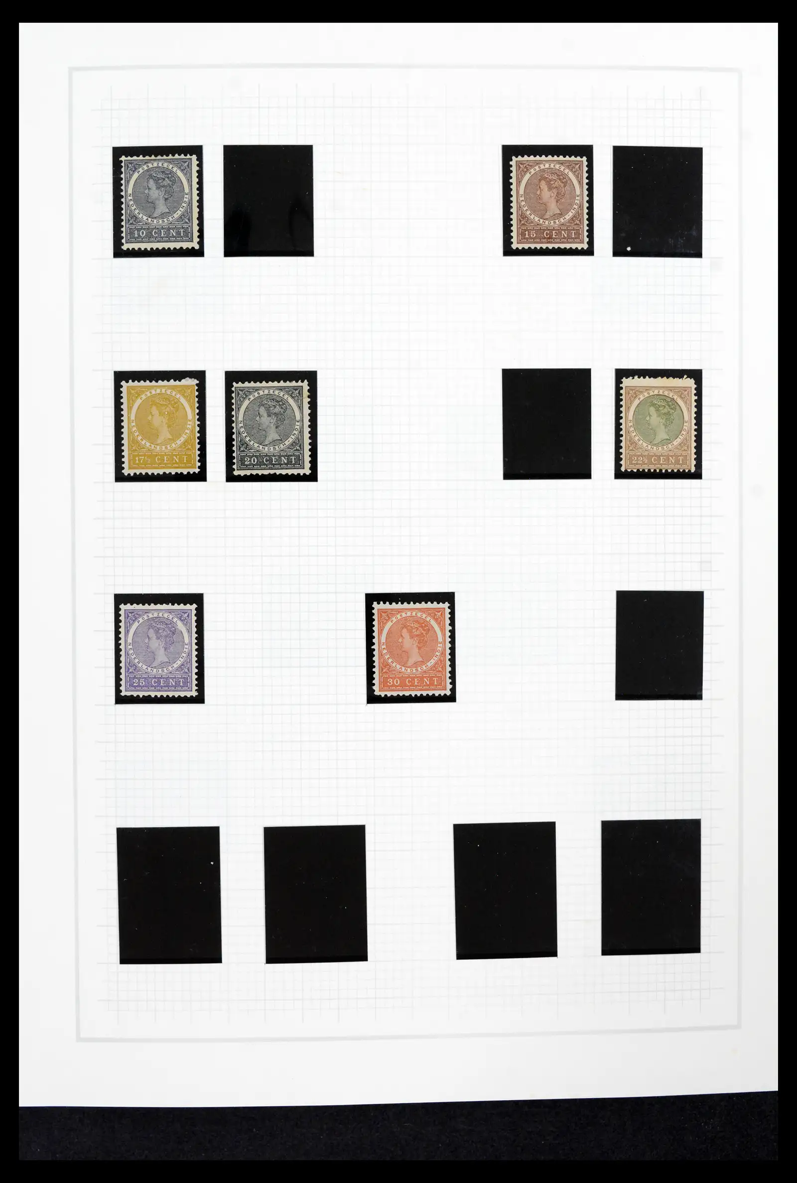 42153 0004 - Stamp collection 42153 Nederlands Indië 1870-1948.