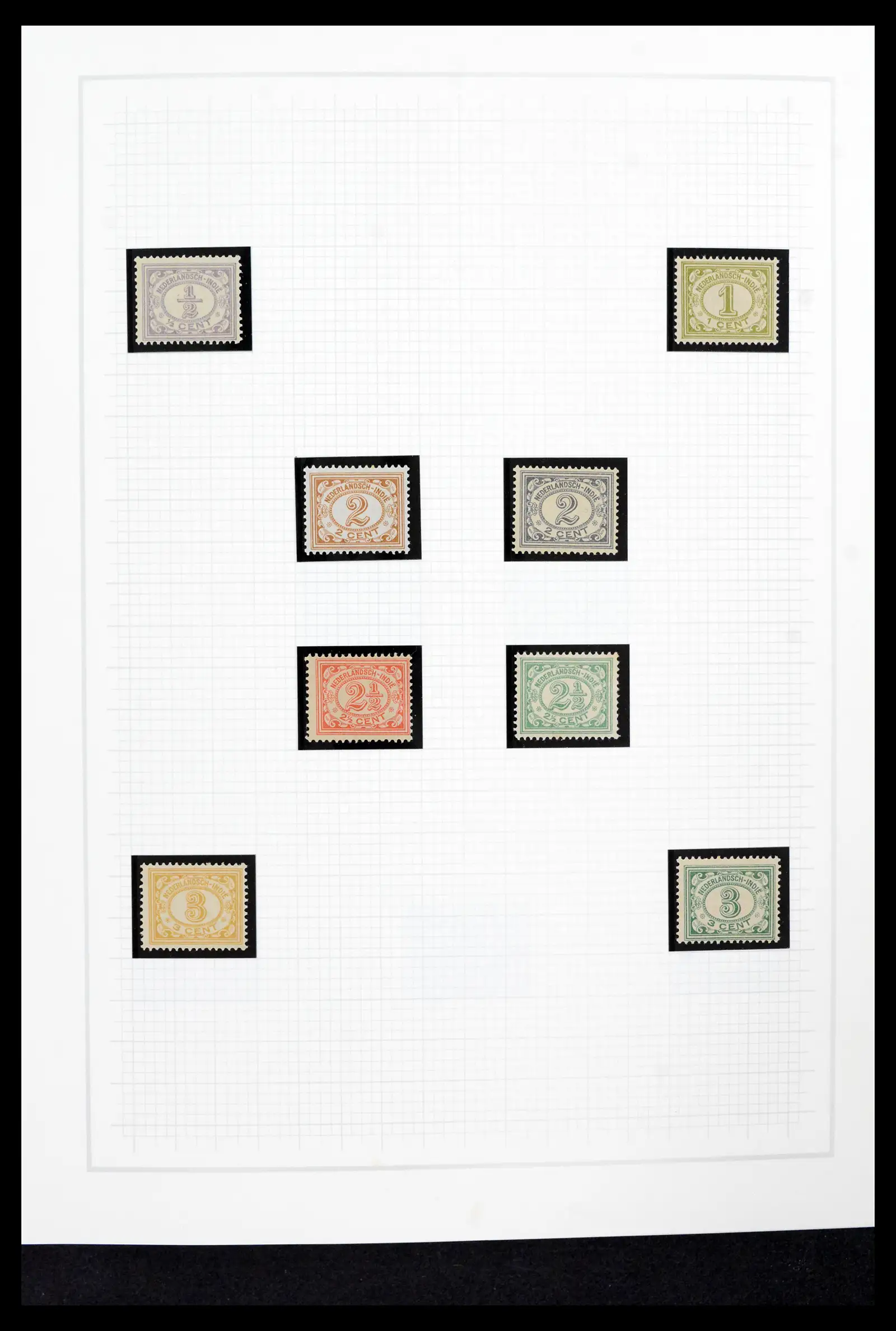 42153 0005 - Stamp collection 42153 Nederlands Indië 1870-1948.