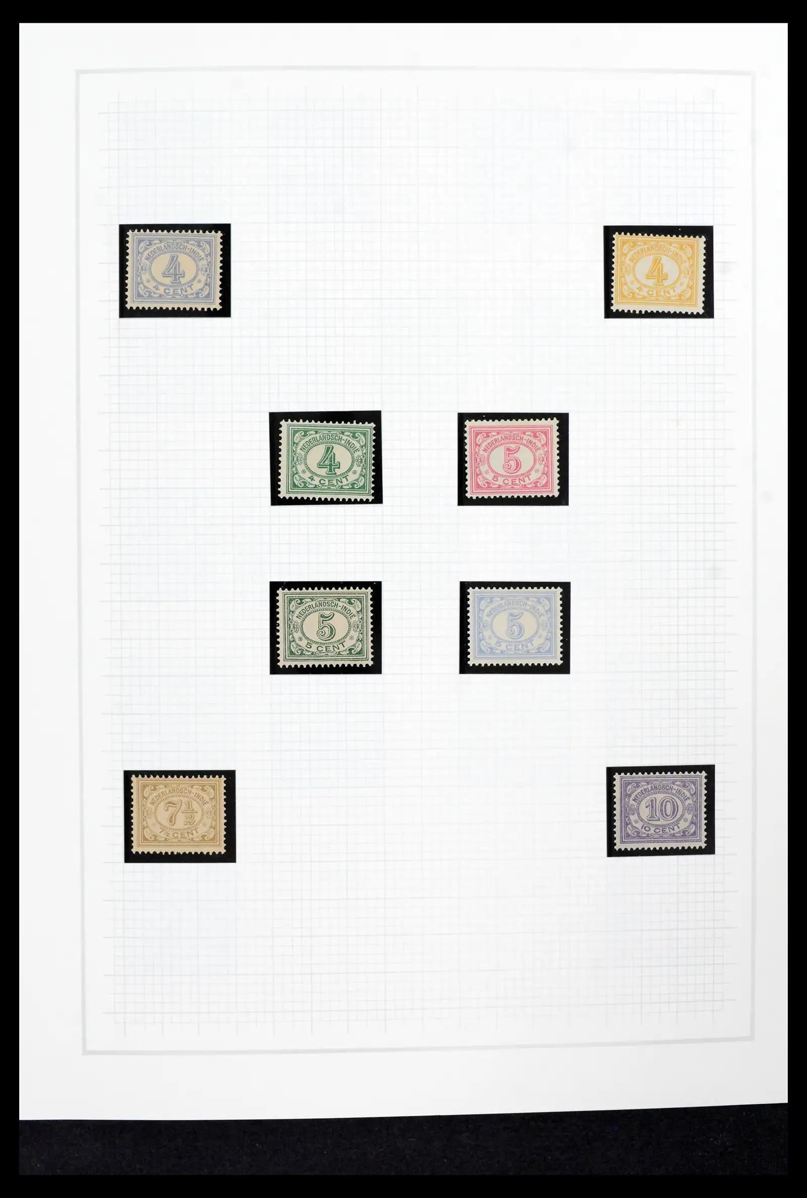 42153 0010 - Stamp collection 42153 Nederlands Indië 1870-1948.