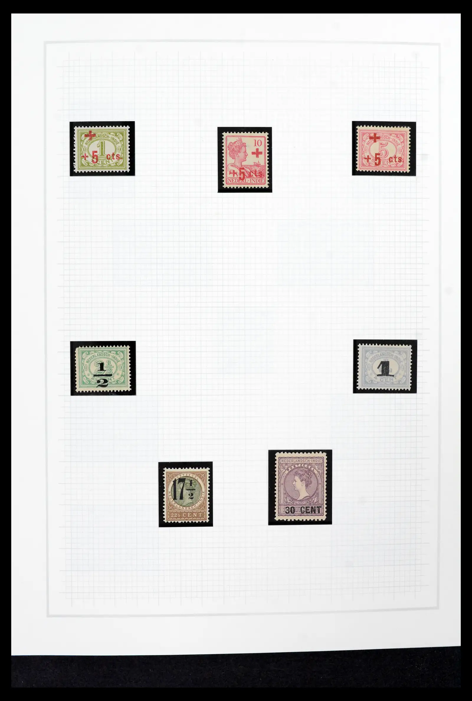 42153 0012 - Stamp collection 42153 Nederlands Indië 1870-1948.