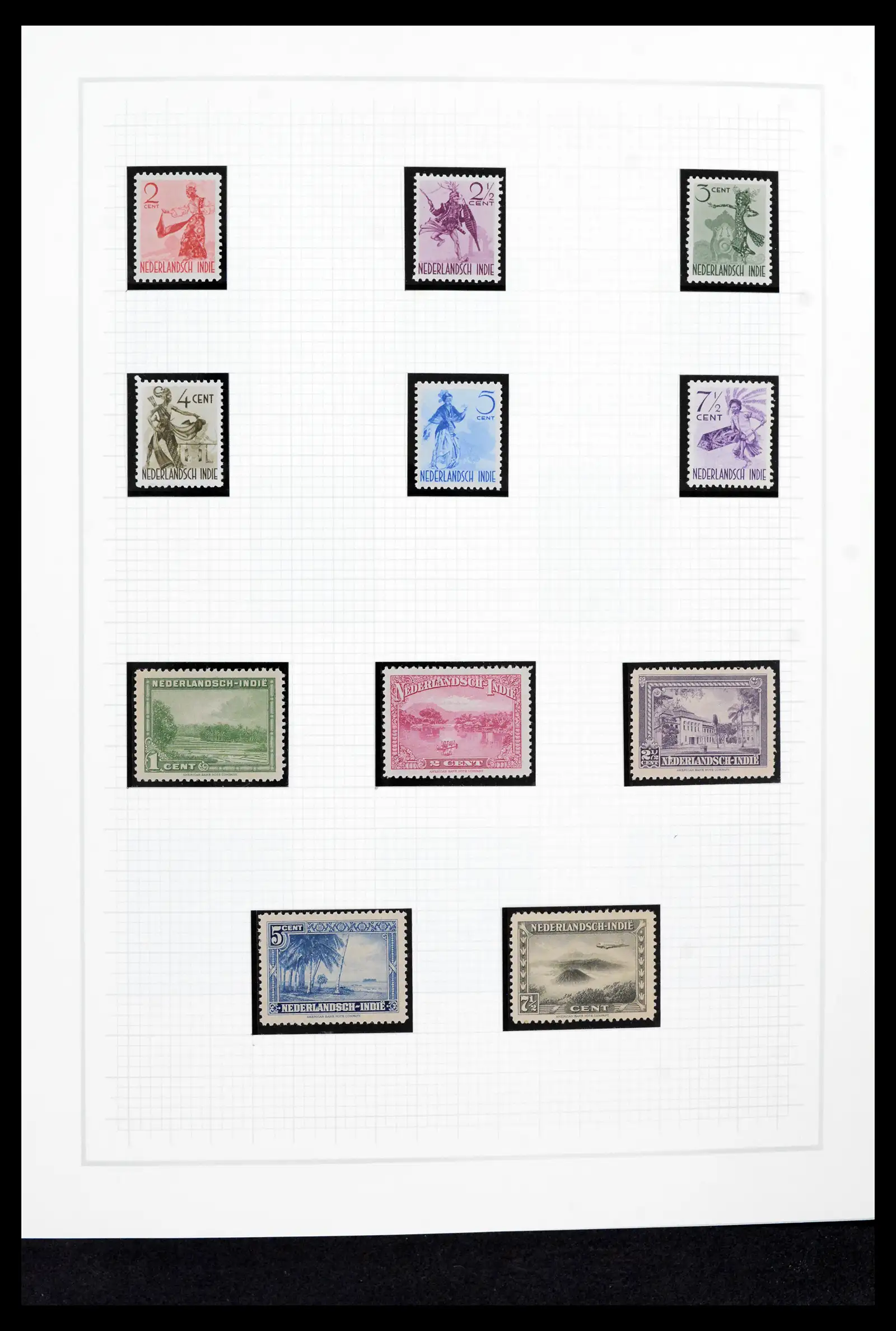 42153 0024 - Postzegelverzameling 42153 Nederlands Indië 1870-1948.