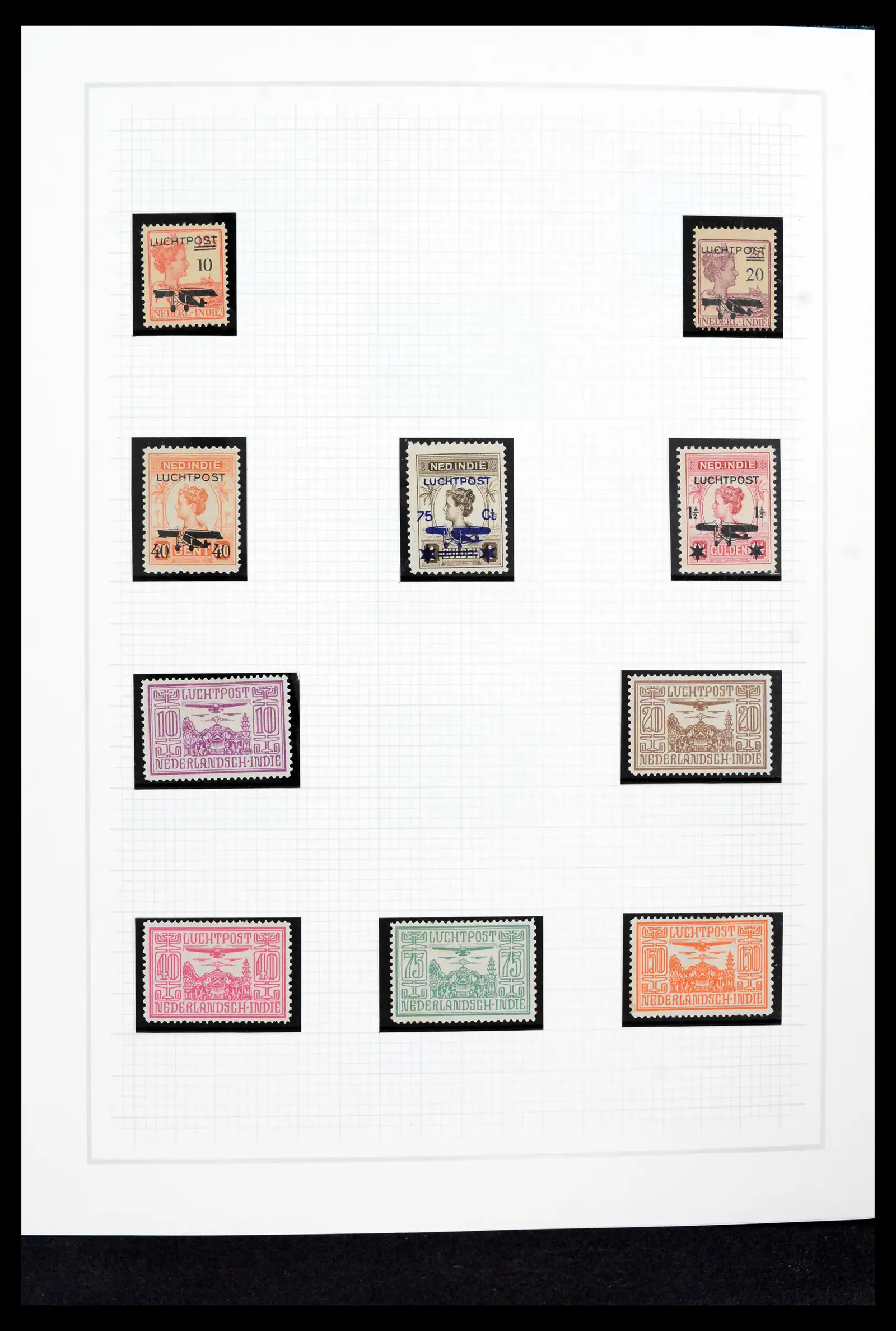 42153 0031 - Postzegelverzameling 42153 Nederlands Indië 1870-1948.