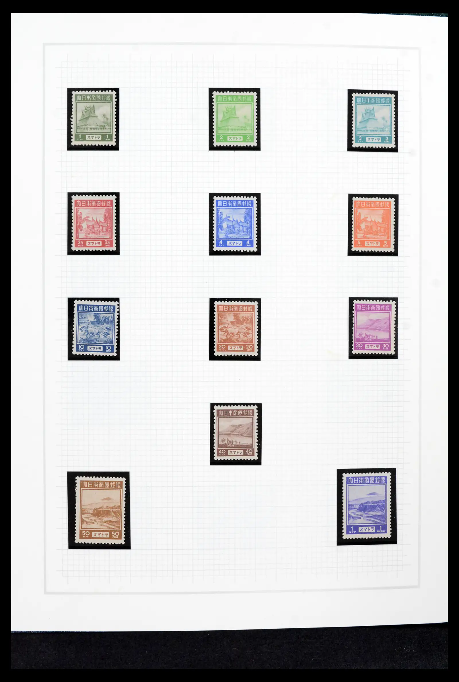 42153 0036 - Postzegelverzameling 42153 Nederlands Indië 1870-1948.