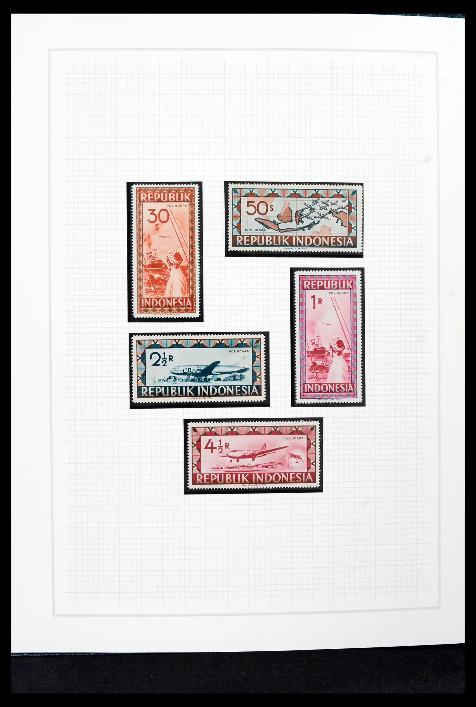 42153 0044 - Postzegelverzameling 42153 Nederlands Indië 1870-1948.
