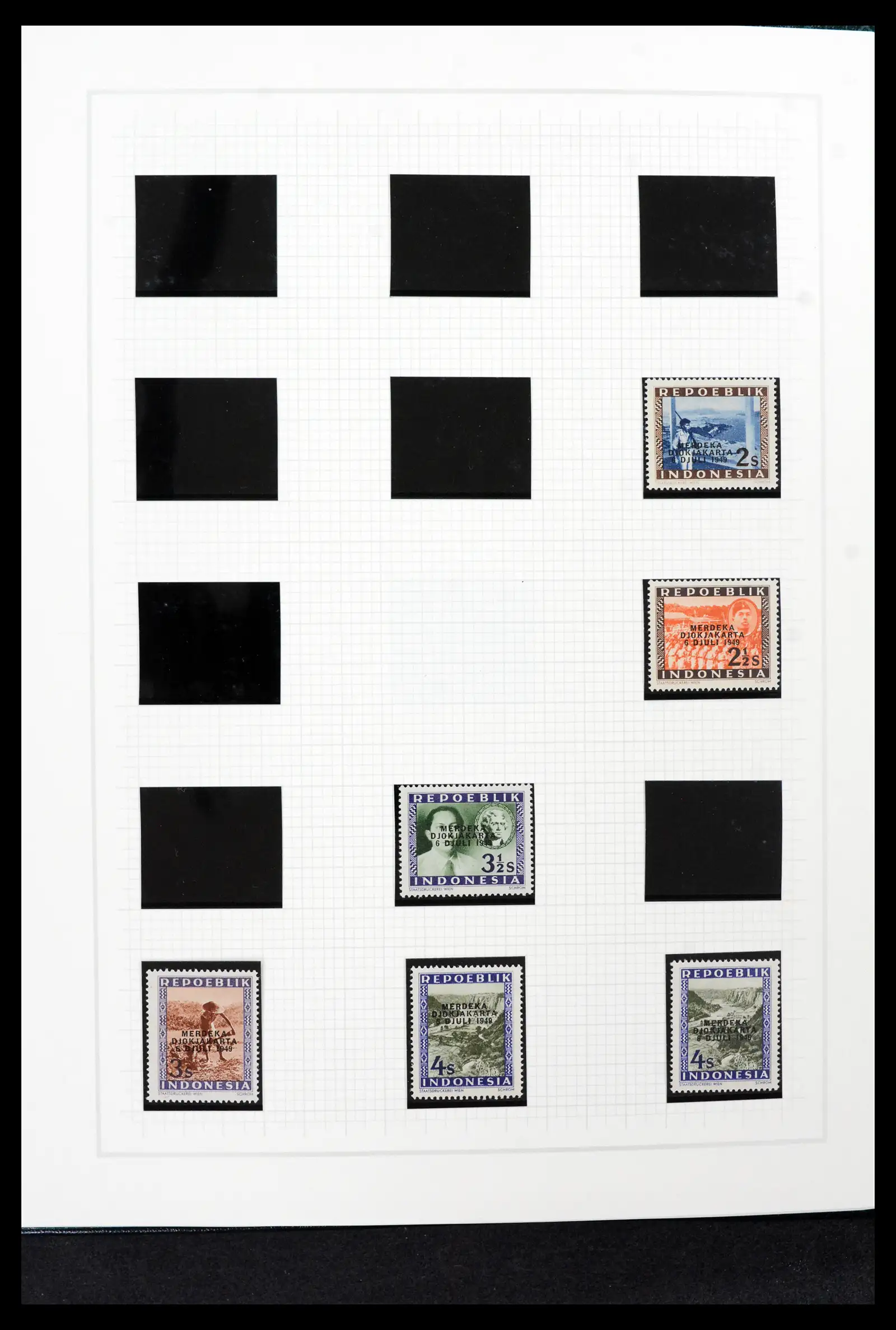 42153 0046 - Postzegelverzameling 42153 Nederlands Indië 1870-1948.