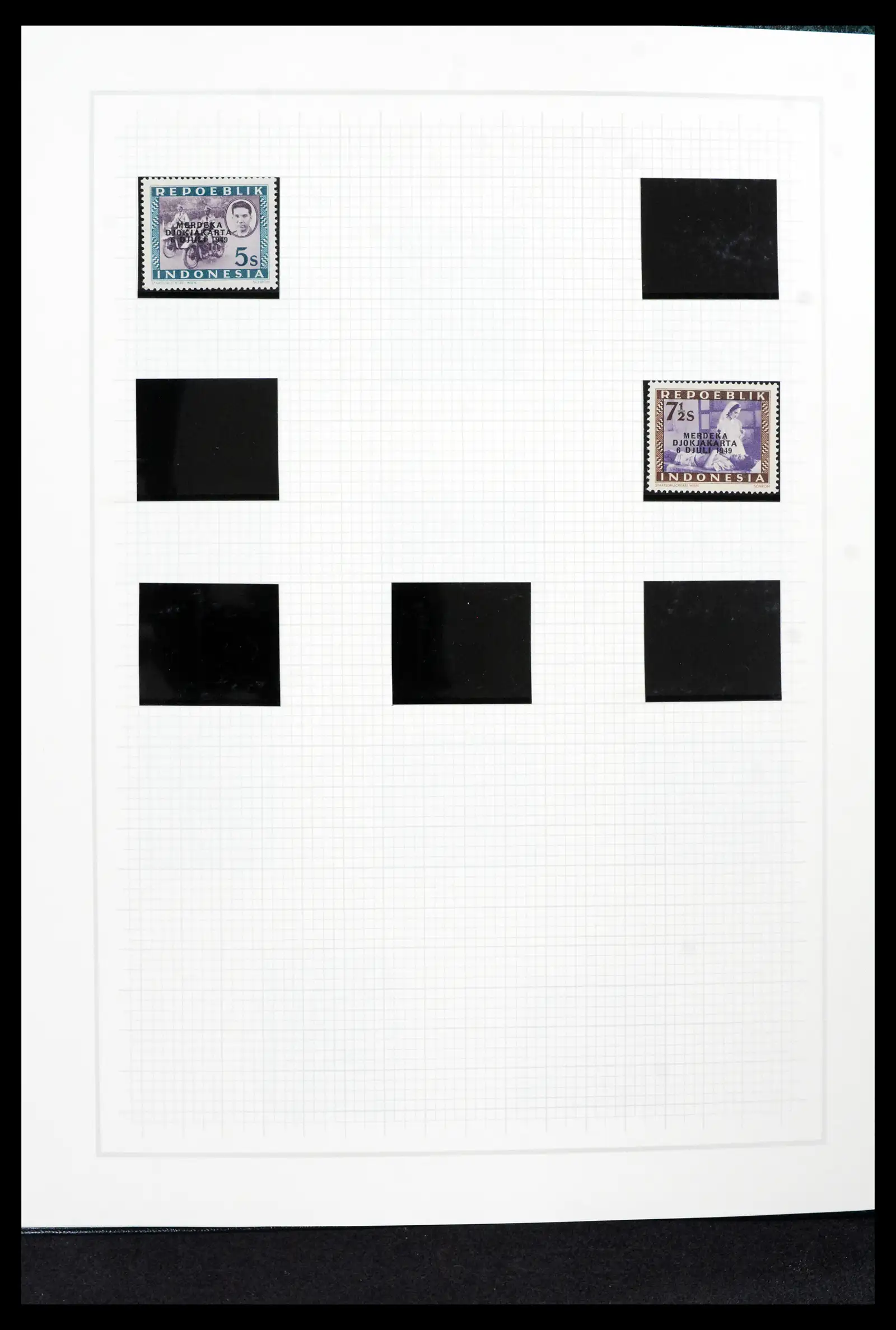 42153 0047 - Postzegelverzameling 42153 Nederlands Indië 1870-1948.