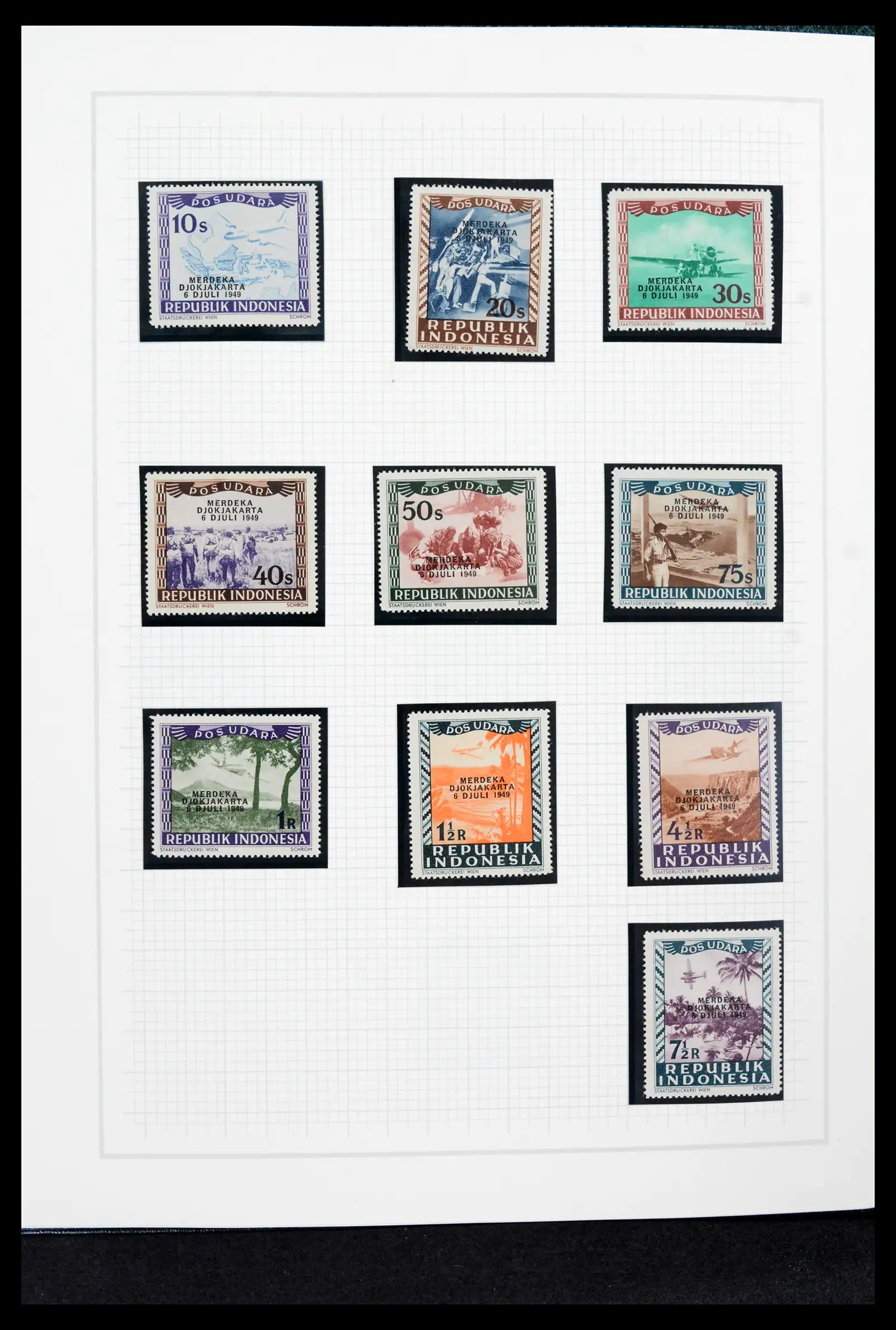 42153 0050 - Postzegelverzameling 42153 Nederlands Indië 1870-1948.