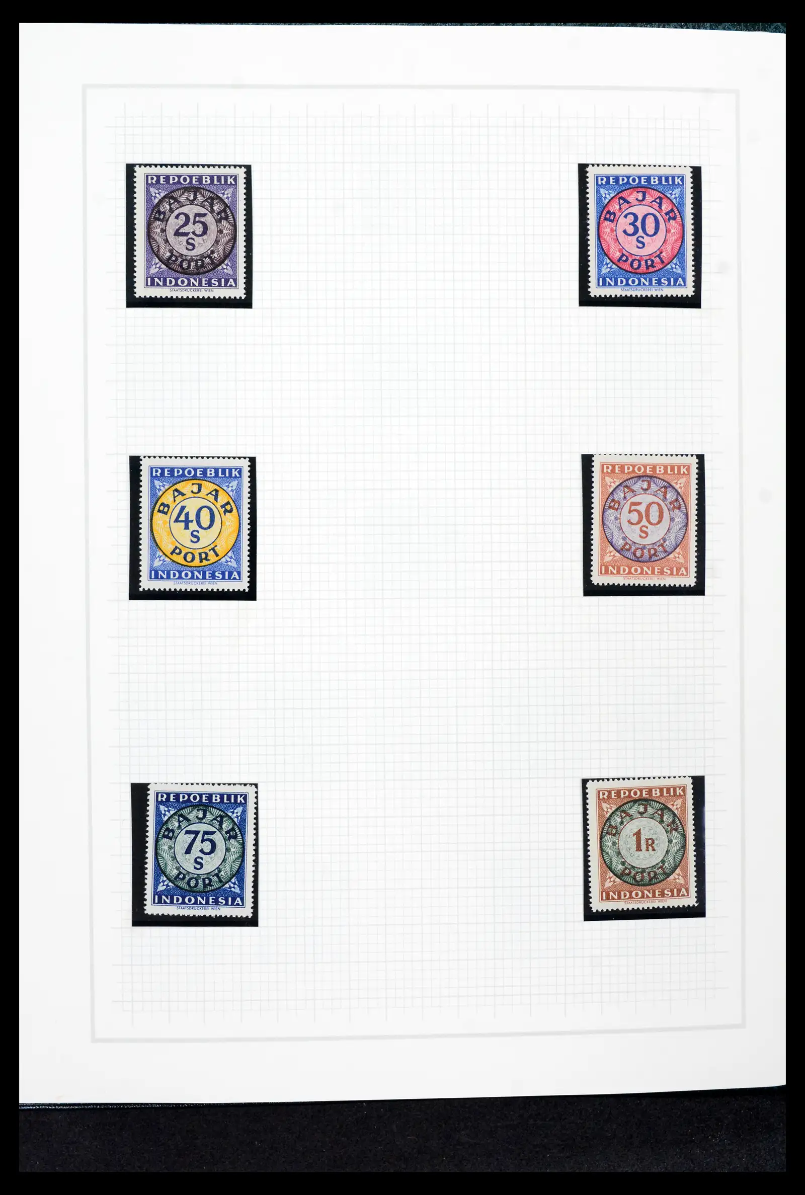 42153 0052 - Postzegelverzameling 42153 Nederlands Indië 1870-1948.