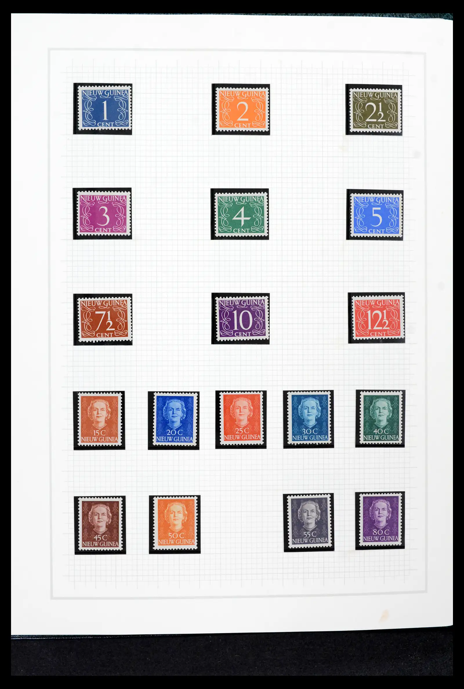 42153 0053 - Postzegelverzameling 42153 Nederlands Indië 1870-1948.