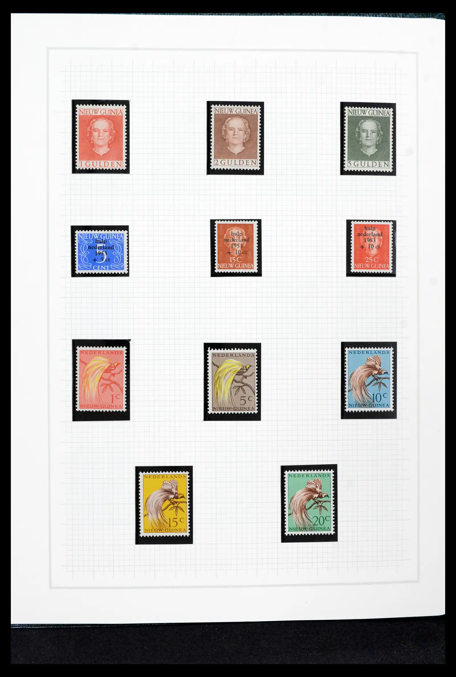 42153 0054 - Postzegelverzameling 42153 Nederlands Indië 1870-1948.