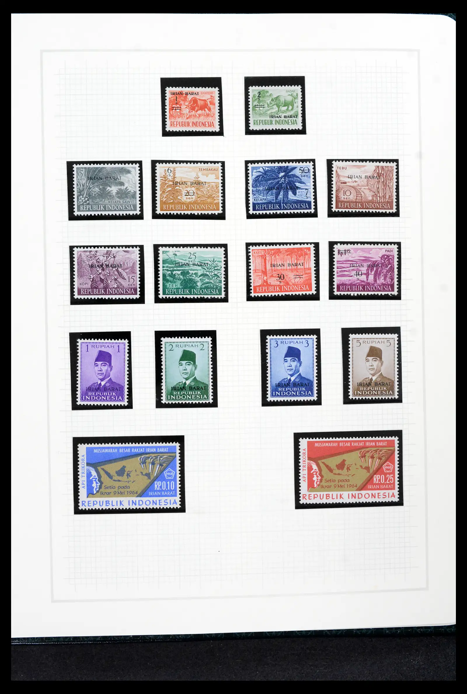 42153 0064 - Postzegelverzameling 42153 Nederlands Indië 1870-1948.