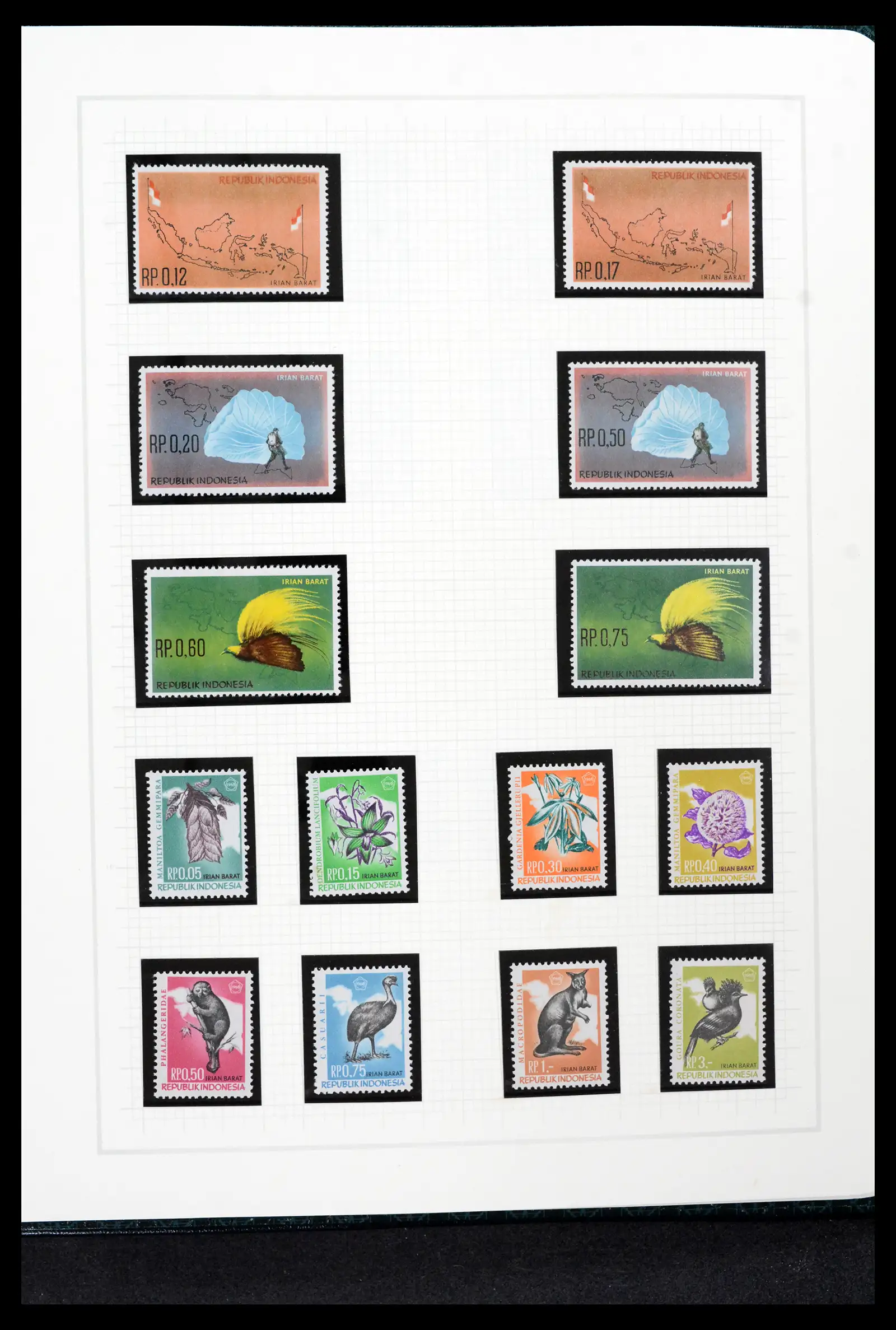 42153 0065 - Postzegelverzameling 42153 Nederlands Indië 1870-1948.