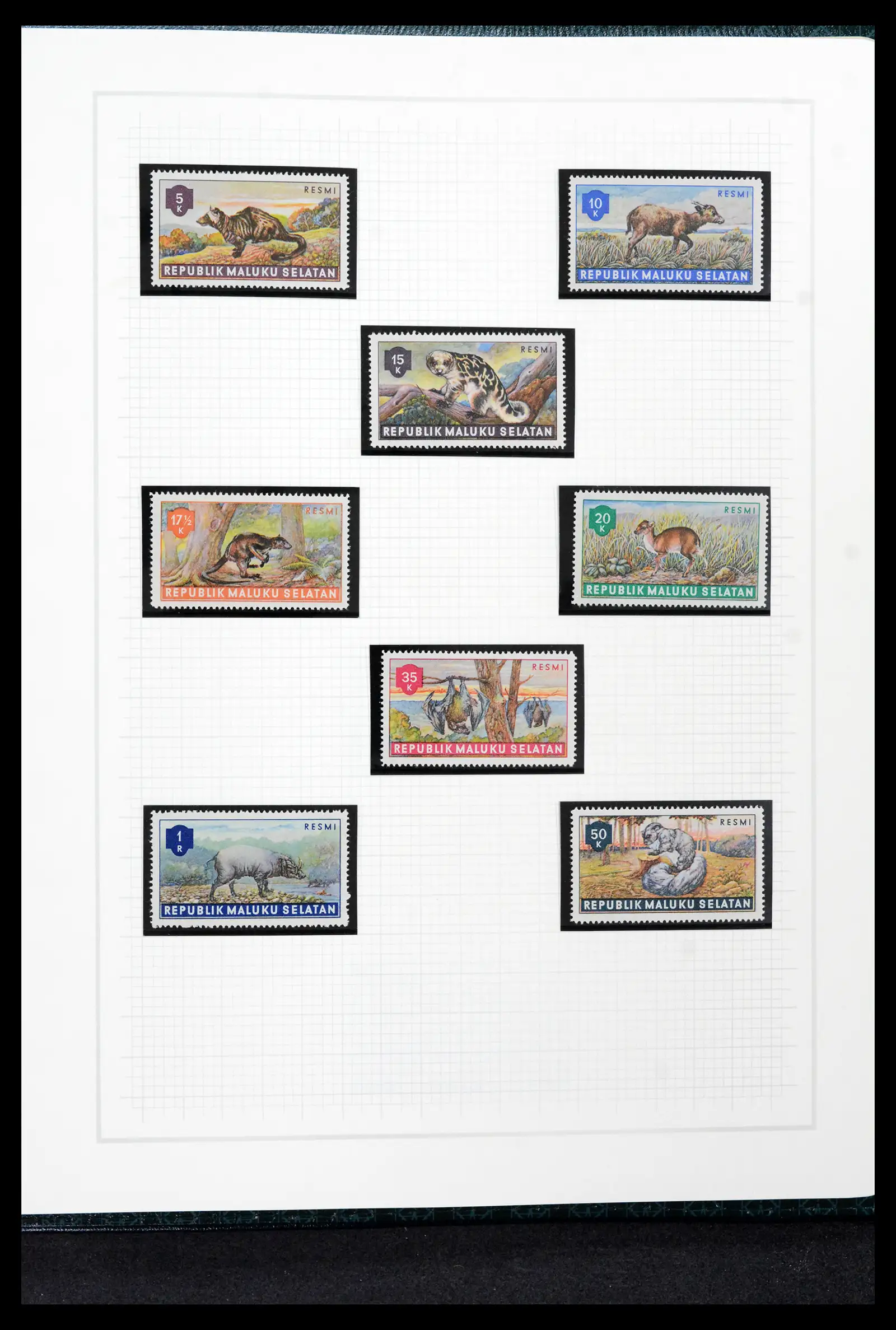42153 0075 - Postzegelverzameling 42153 Nederlands Indië 1870-1948.