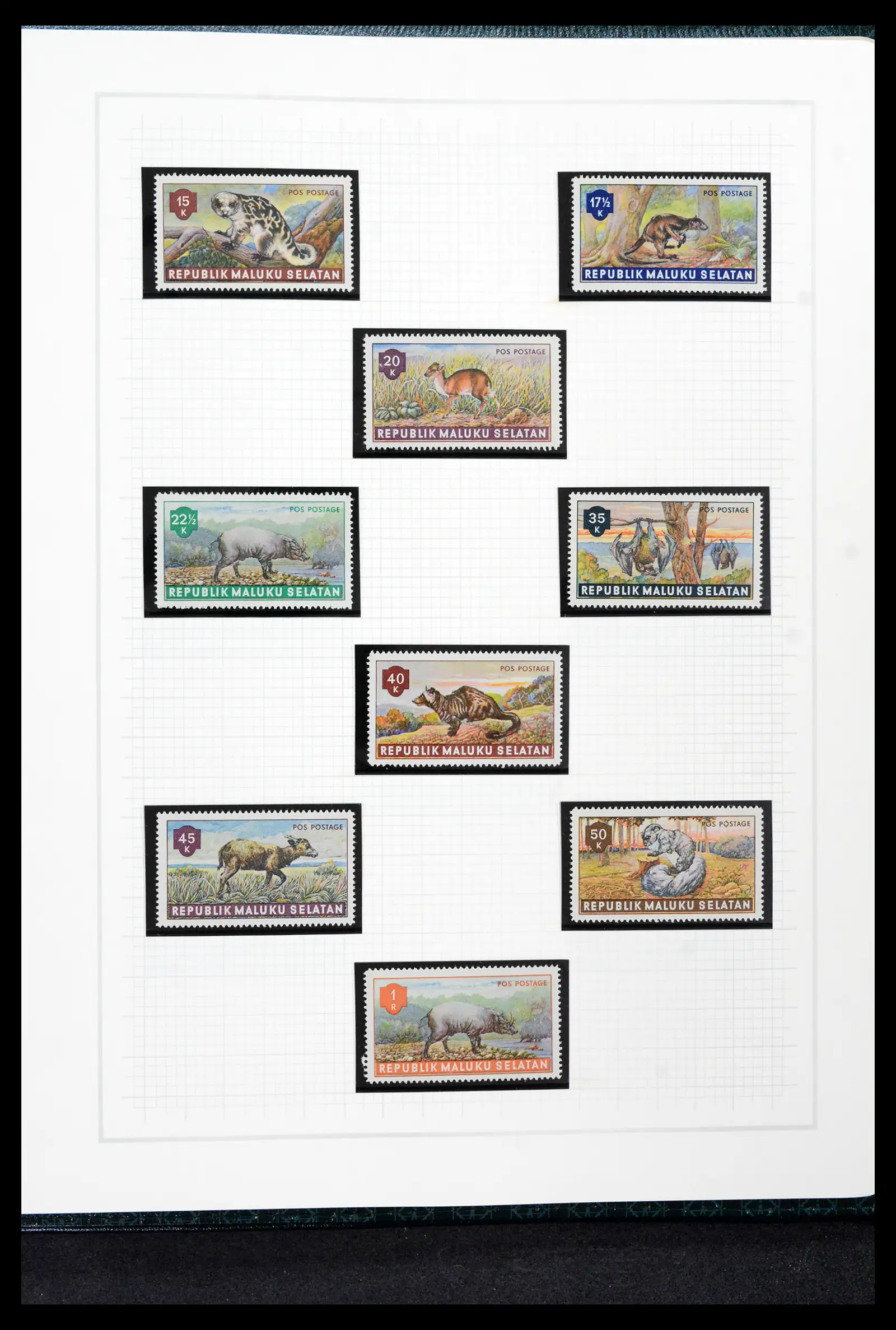 42153 0077 - Postzegelverzameling 42153 Nederlands Indië 1870-1948.