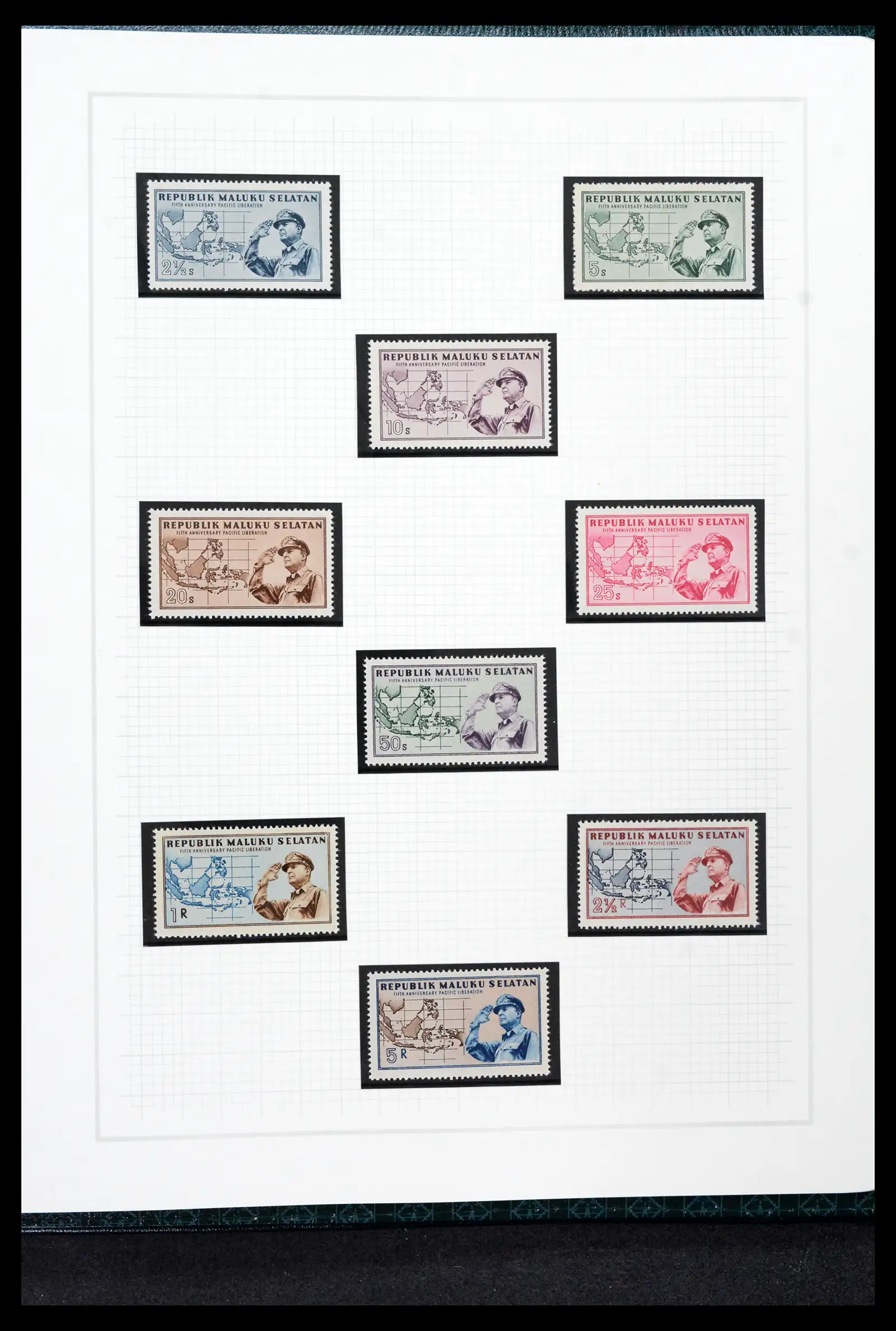 42153 0081 - Postzegelverzameling 42153 Nederlands Indië 1870-1948.