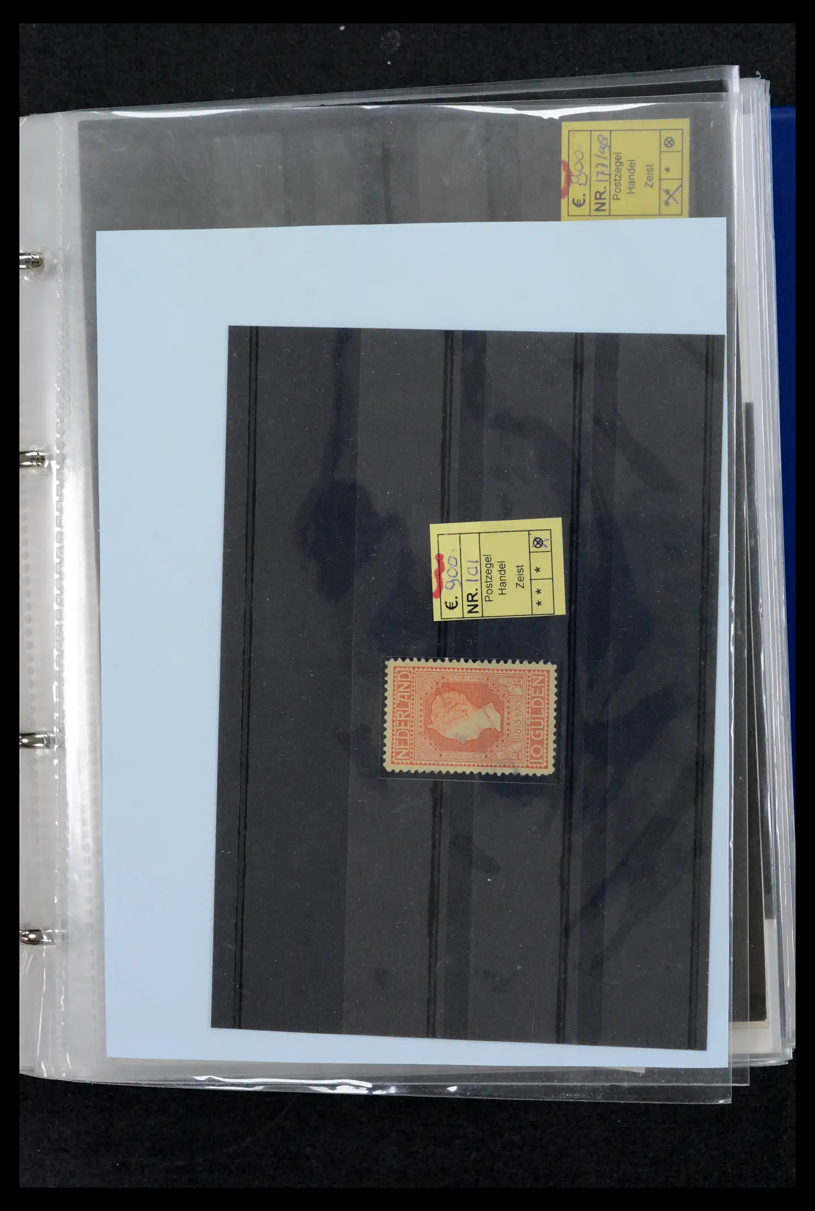 42165 0014 - Postzegelverzameling 42165 Nederland topnummers 1852-1950.