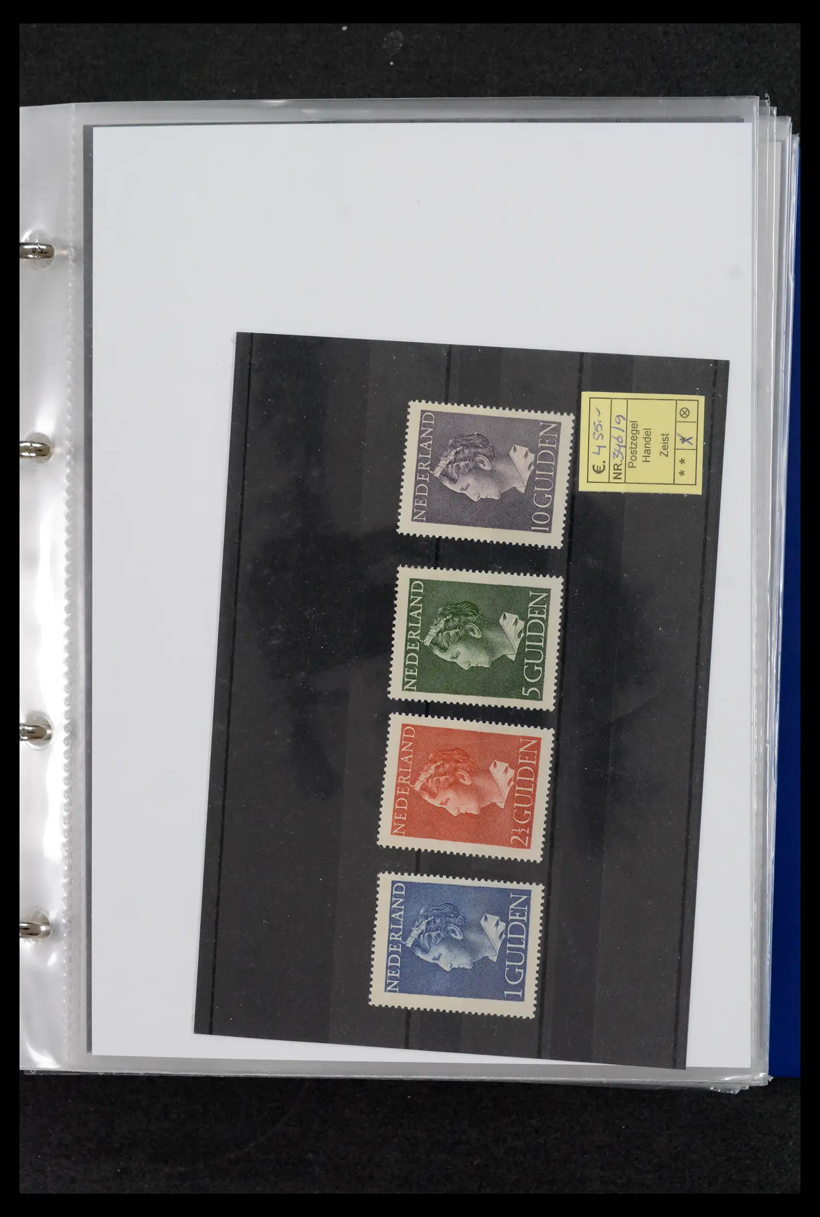 42165 0022 - Postzegelverzameling 42165 Nederland topnummers 1852-1950.