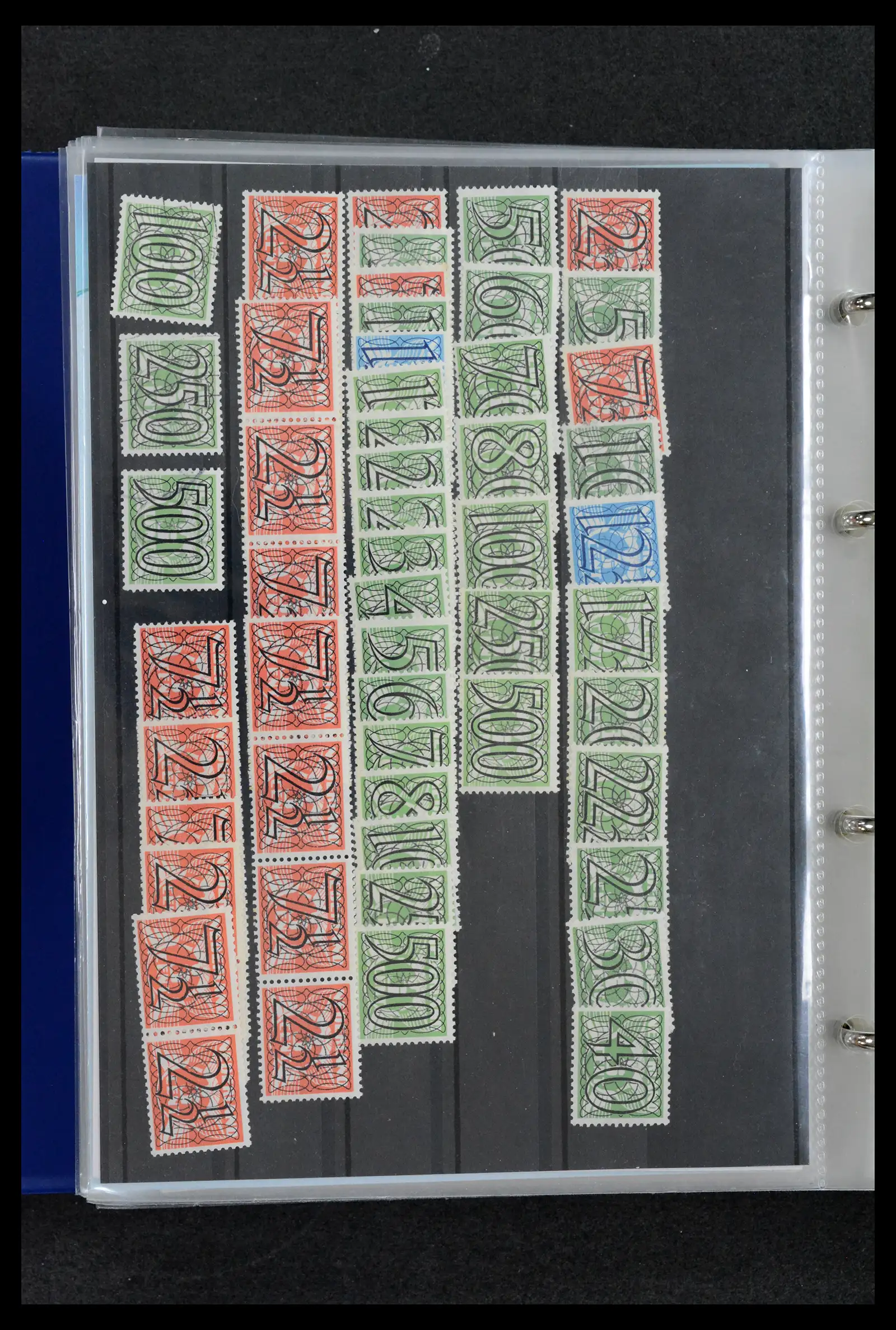 42165 0025 - Postzegelverzameling 42165 Nederland topnummers 1852-1950.