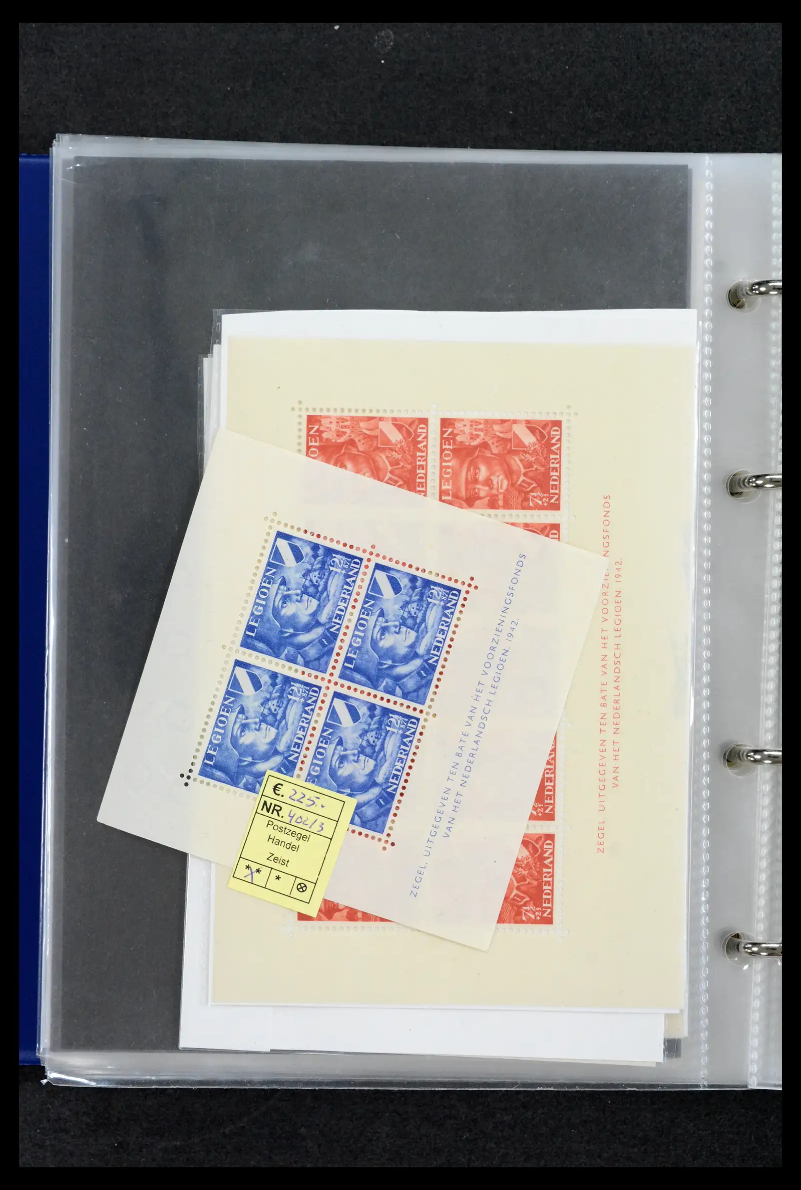 42165 0029 - Postzegelverzameling 42165 Nederland topnummers 1852-1950.