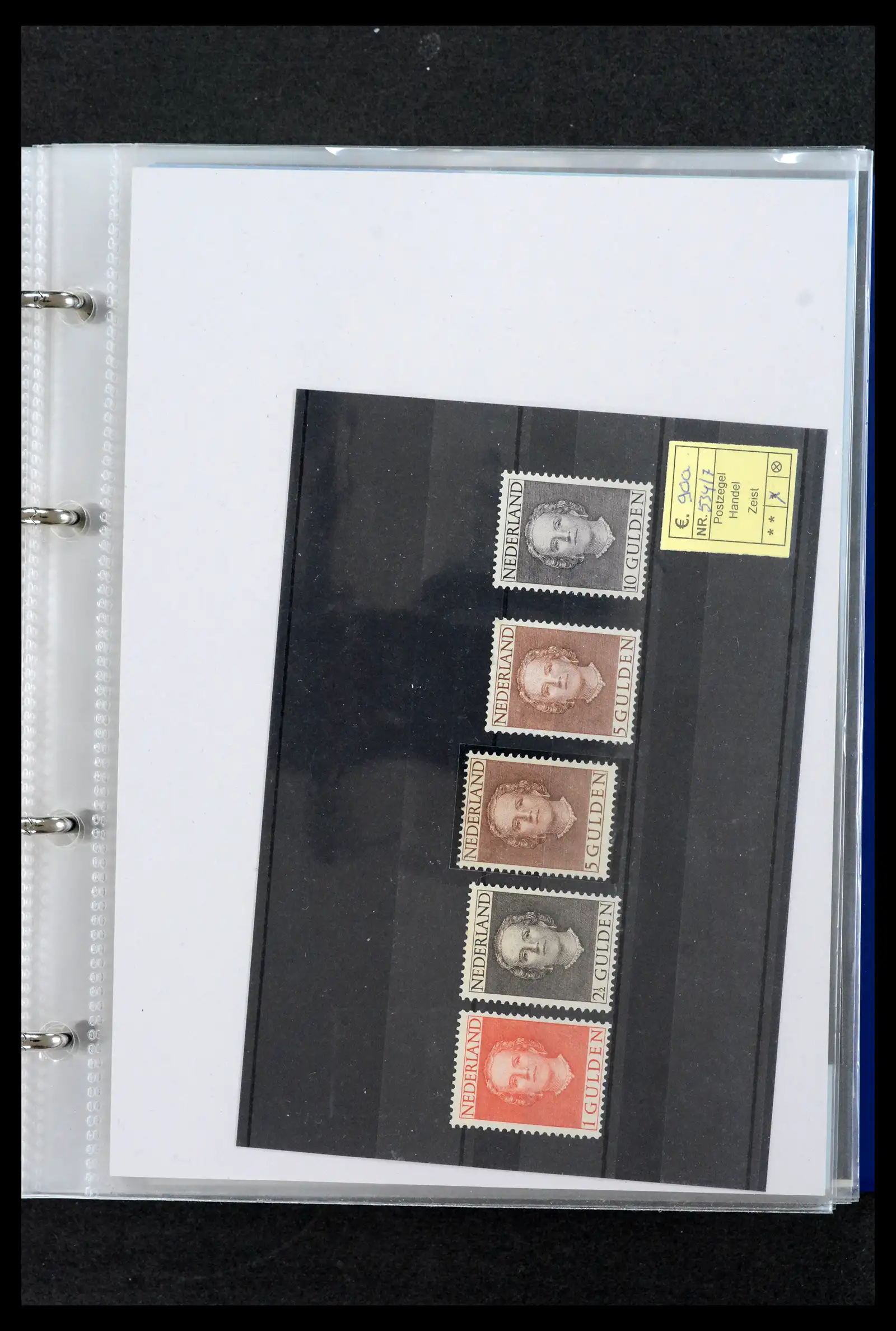 42165 0031 - Postzegelverzameling 42165 Nederland topnummers 1852-1950.