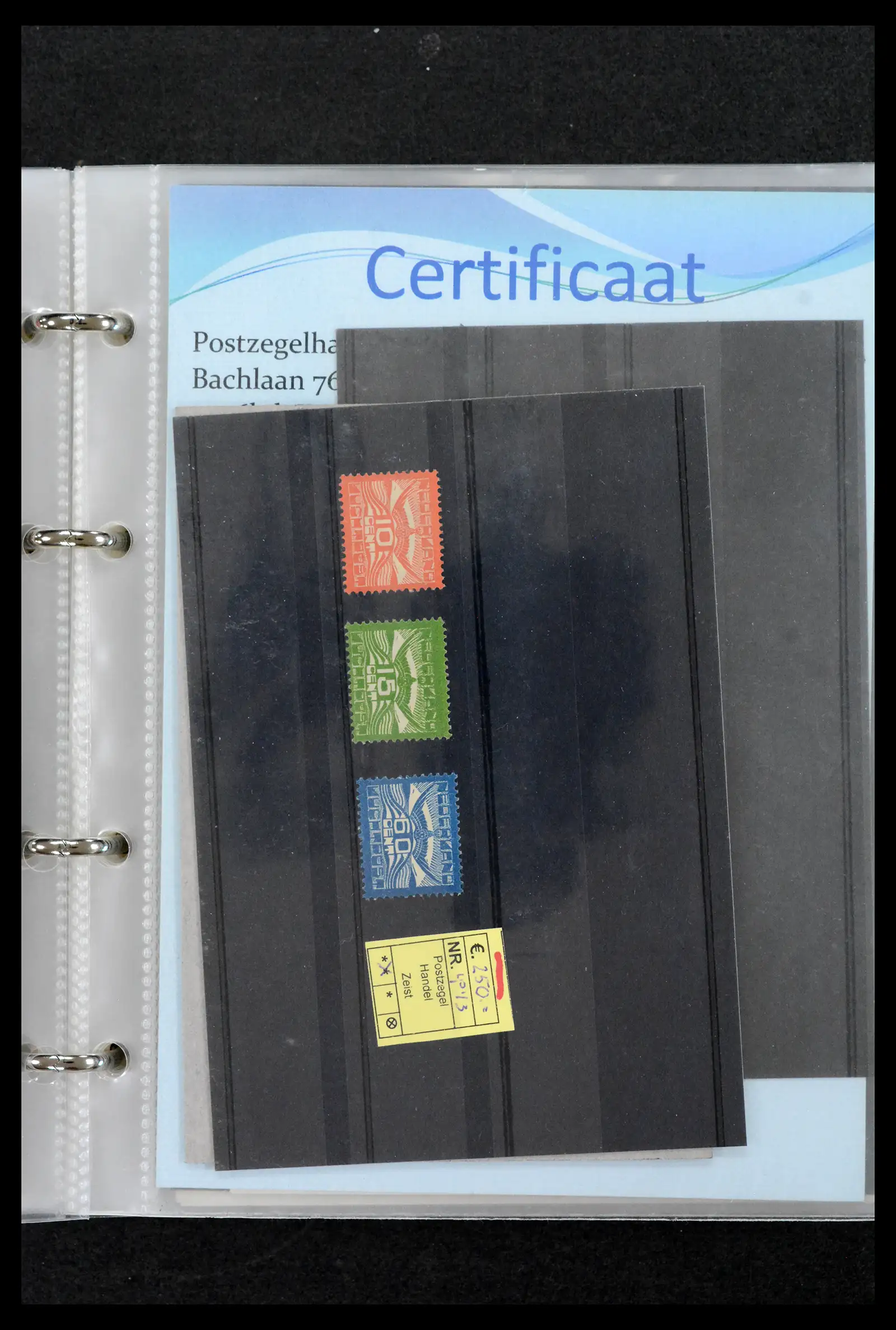 42165 0033 - Postzegelverzameling 42165 Nederland topnummers 1852-1950.