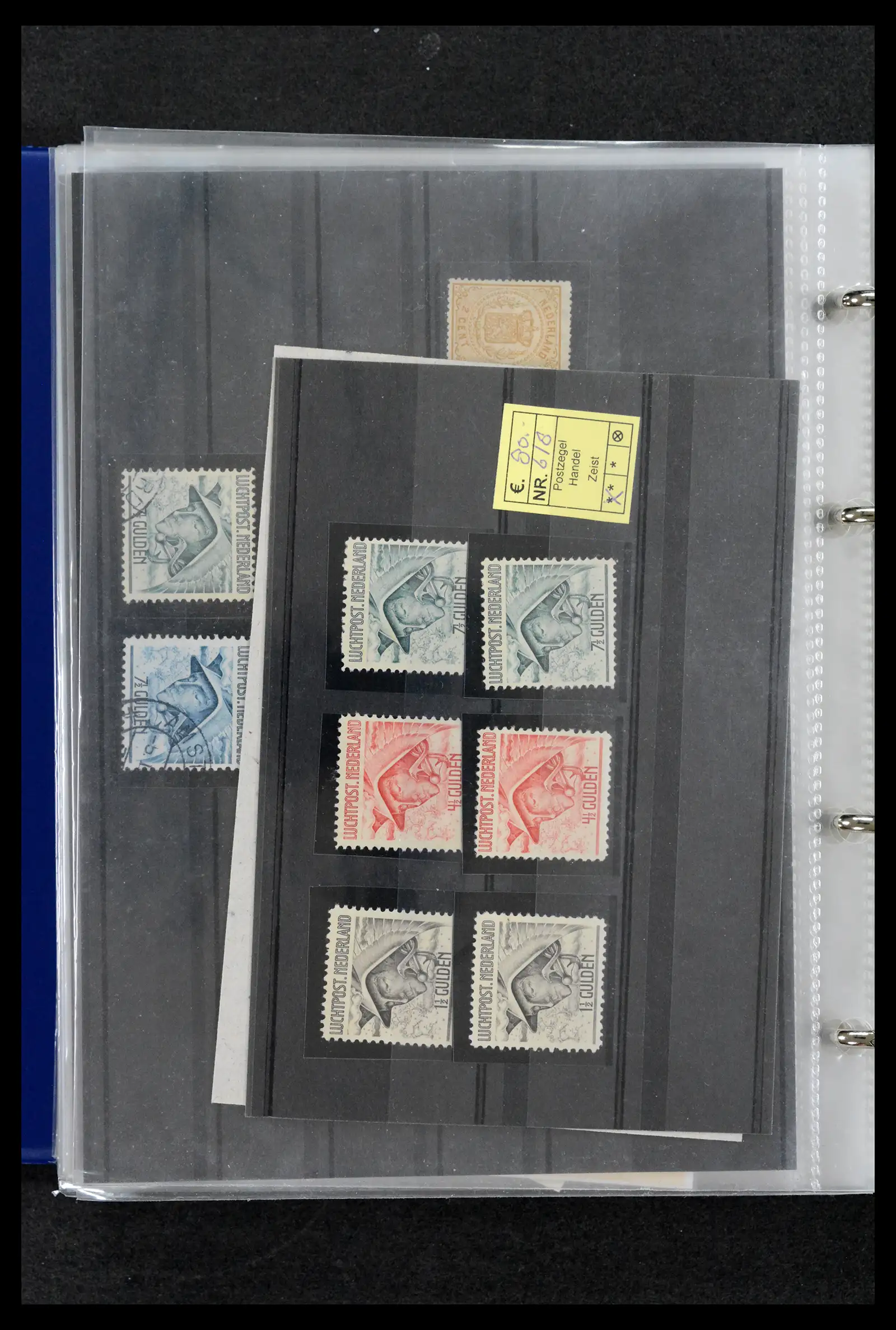 42165 0034 - Postzegelverzameling 42165 Nederland topnummers 1852-1950.