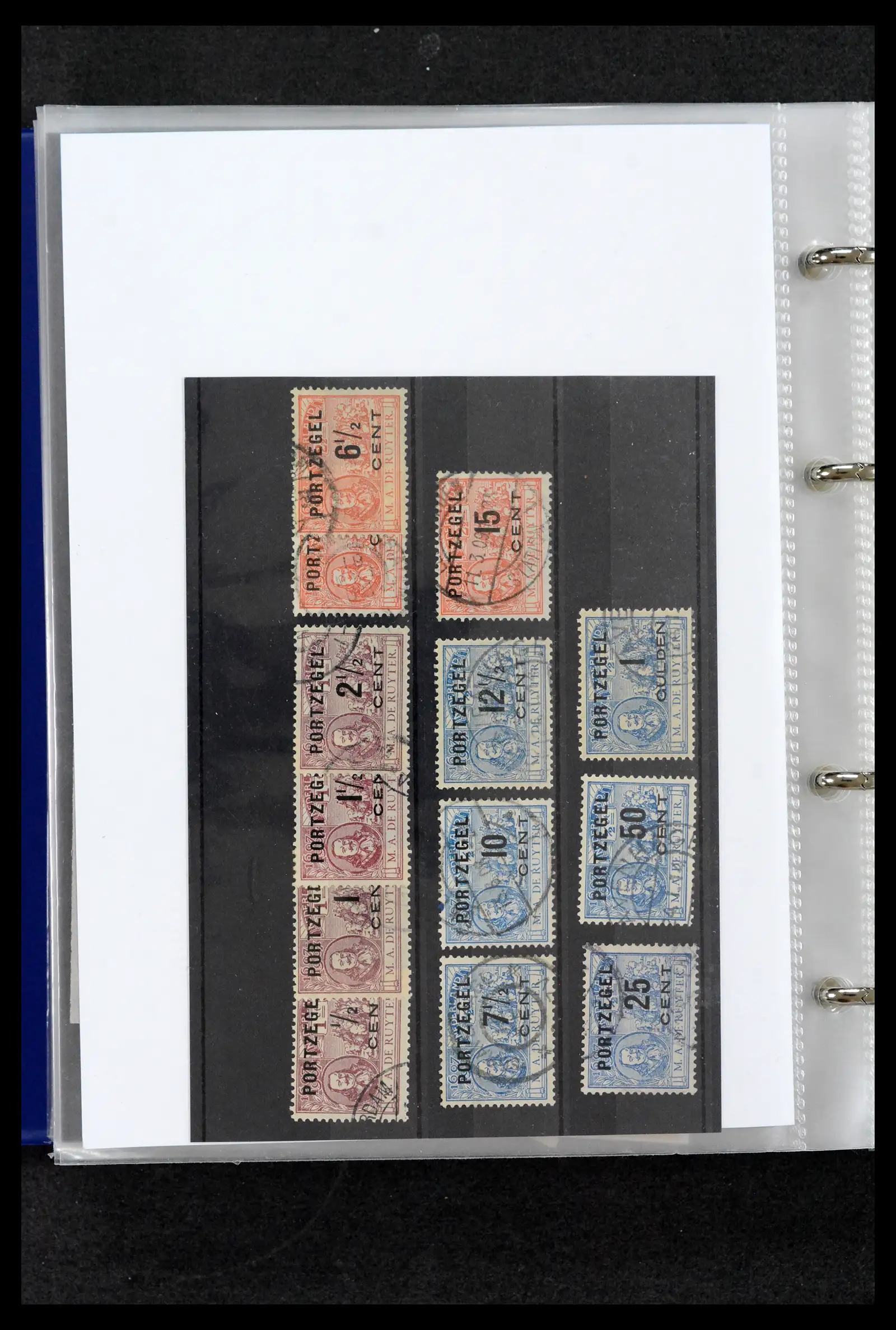 42165 0036 - Postzegelverzameling 42165 Nederland topnummers 1852-1950.