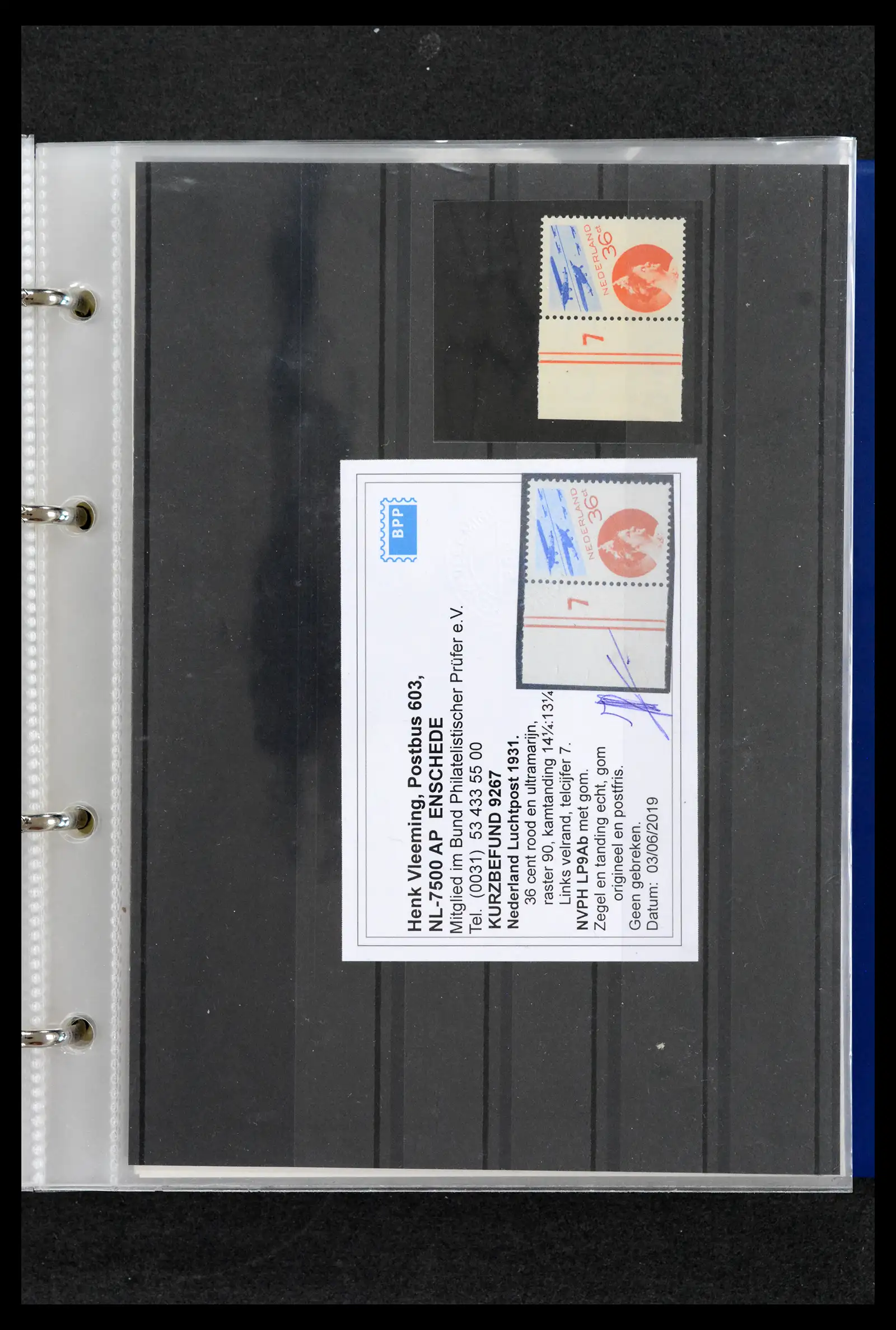 42165 0037 - Postzegelverzameling 42165 Nederland topnummers 1852-1950.
