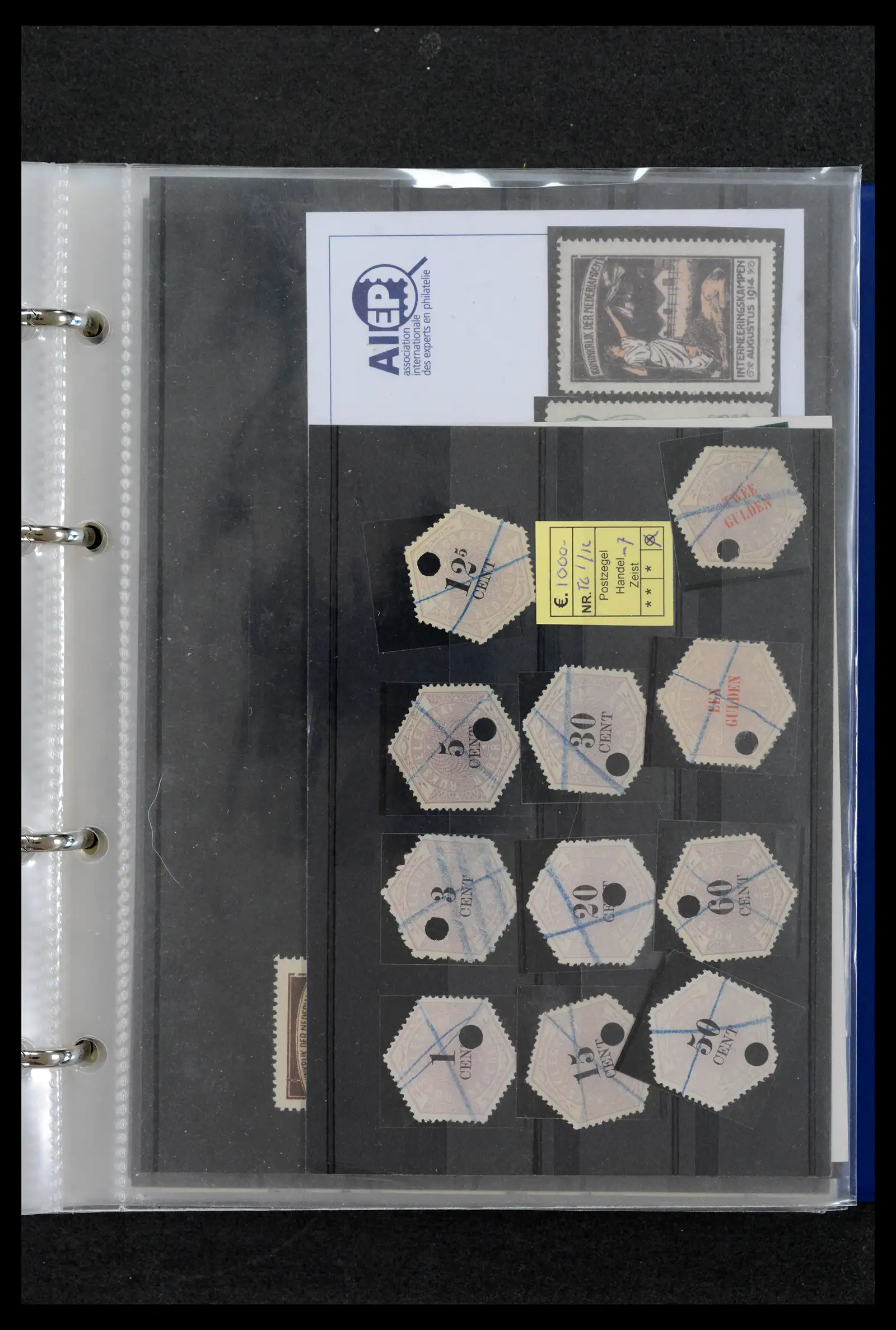 42165 0043 - Postzegelverzameling 42165 Nederland topnummers 1852-1950.