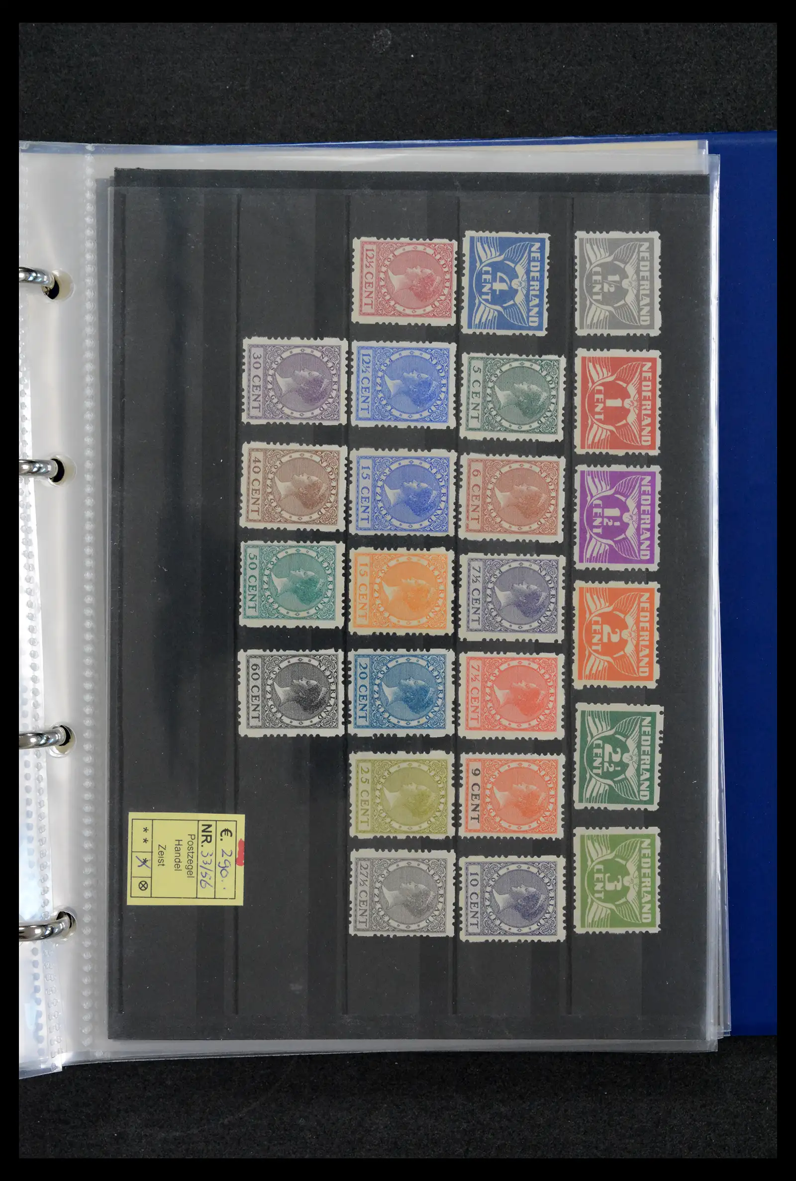 42165 0055 - Postzegelverzameling 42165 Nederland topnummers 1852-1950.