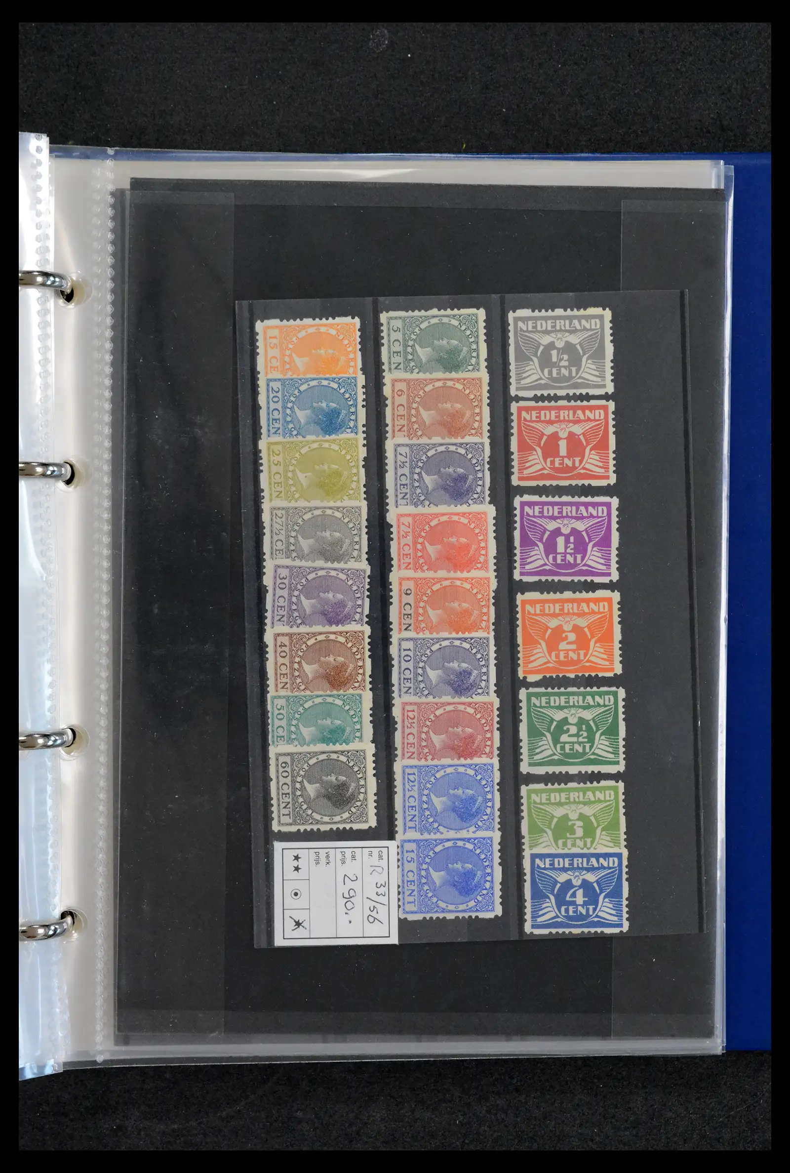 42165 0057 - Postzegelverzameling 42165 Nederland topnummers 1852-1950.