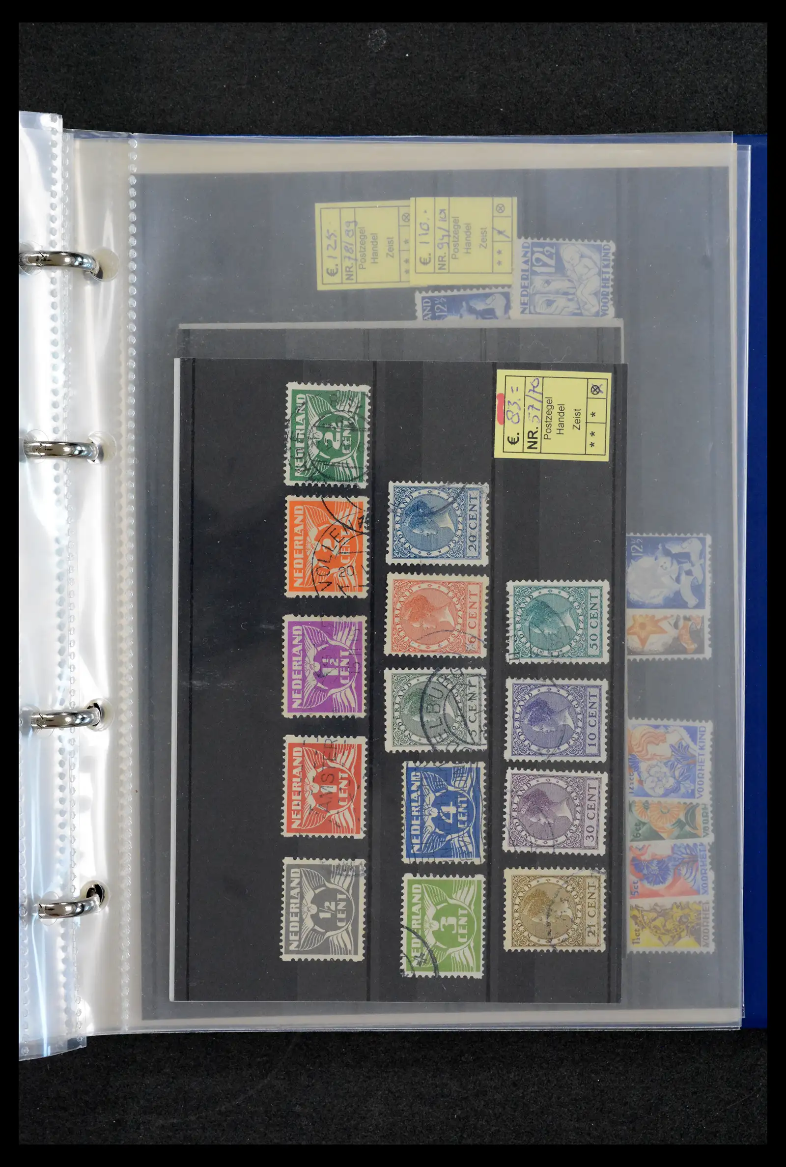 42165 0061 - Postzegelverzameling 42165 Nederland topnummers 1852-1950.