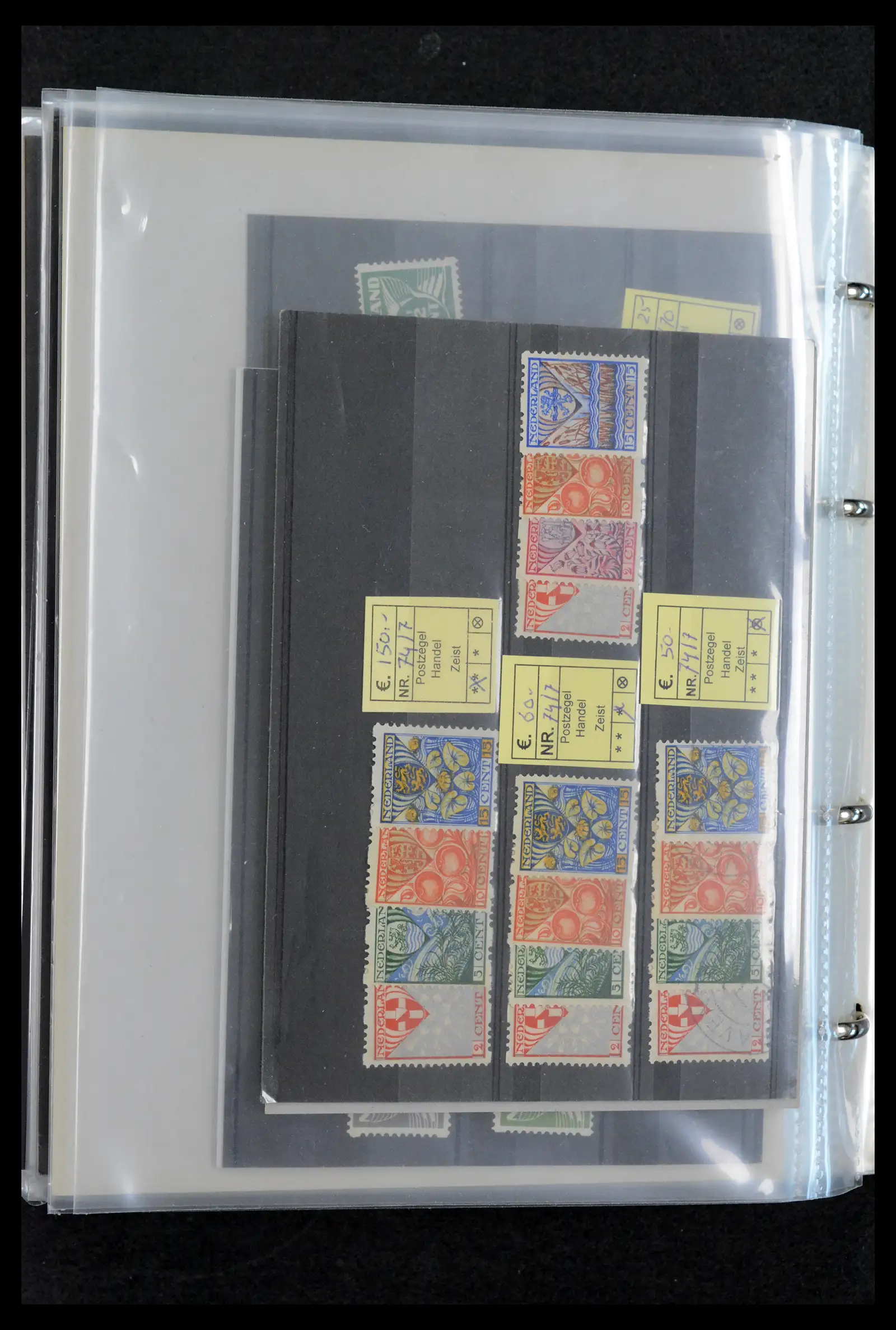 42165 0064 - Postzegelverzameling 42165 Nederland topnummers 1852-1950.