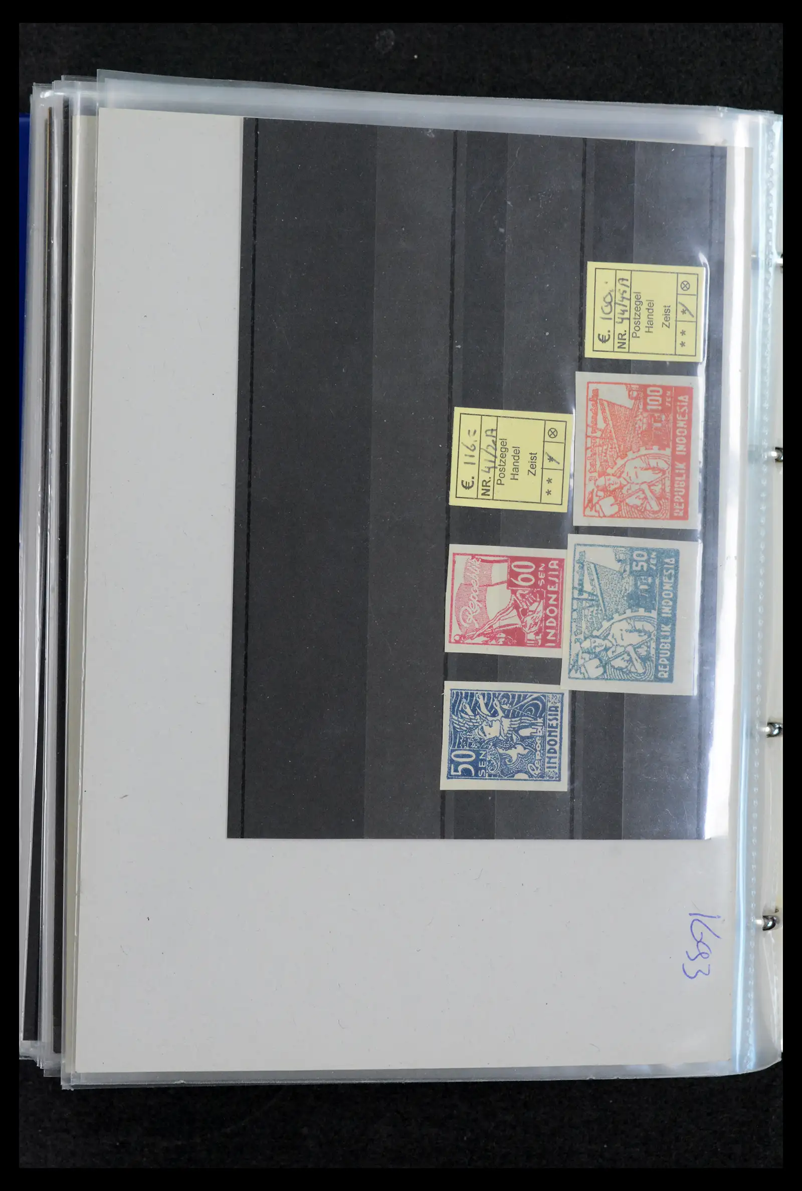 42165 0066 - Postzegelverzameling 42165 Nederland topnummers 1852-1950.