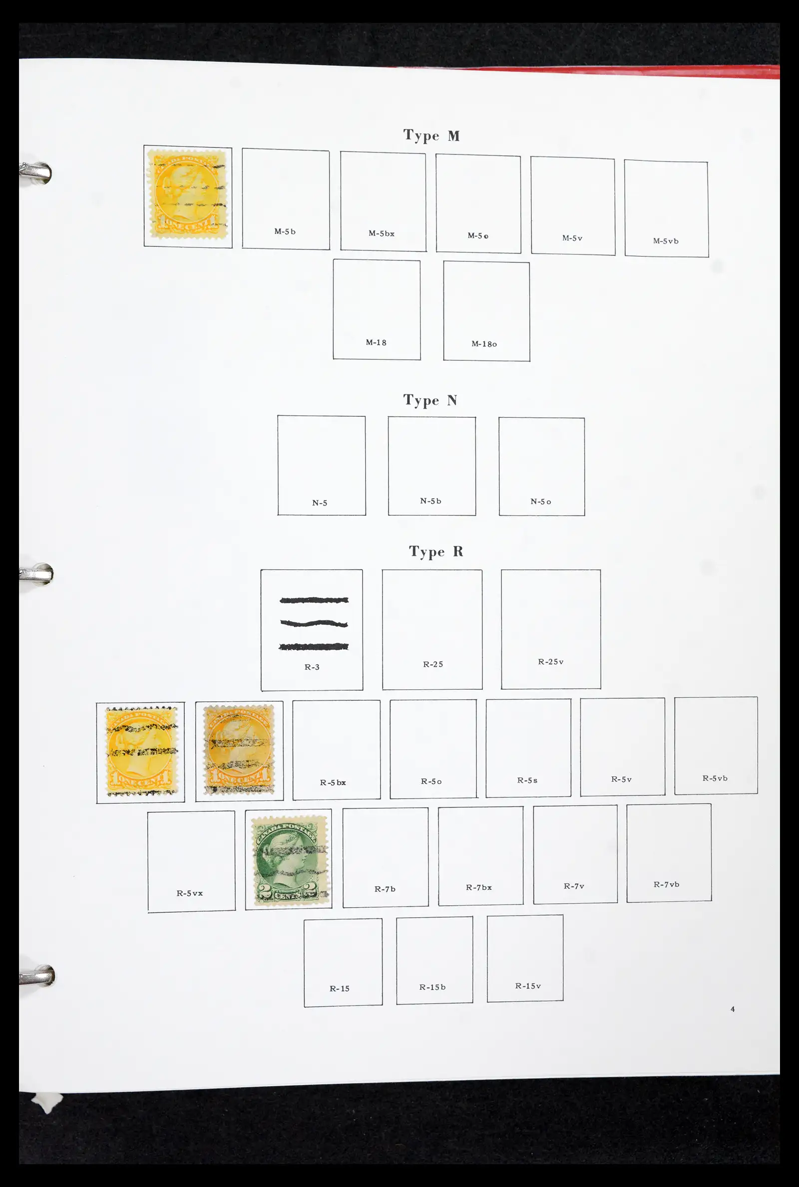 42170 0004 - Stamp collection 42170 Canada pre-cancels 1889-1955.