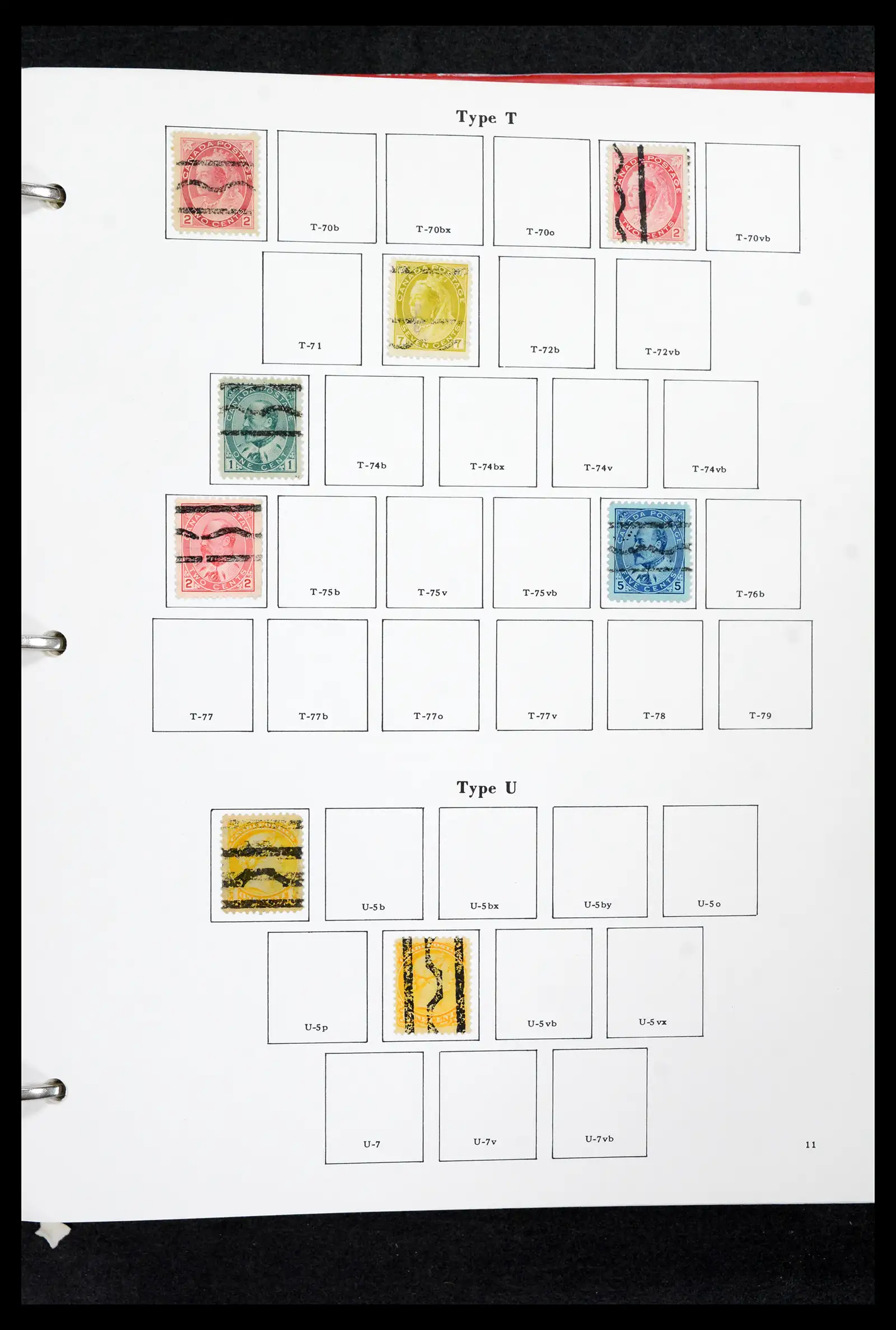 42170 0011 - Stamp collection 42170 Canada pre-cancels 1889-1955.